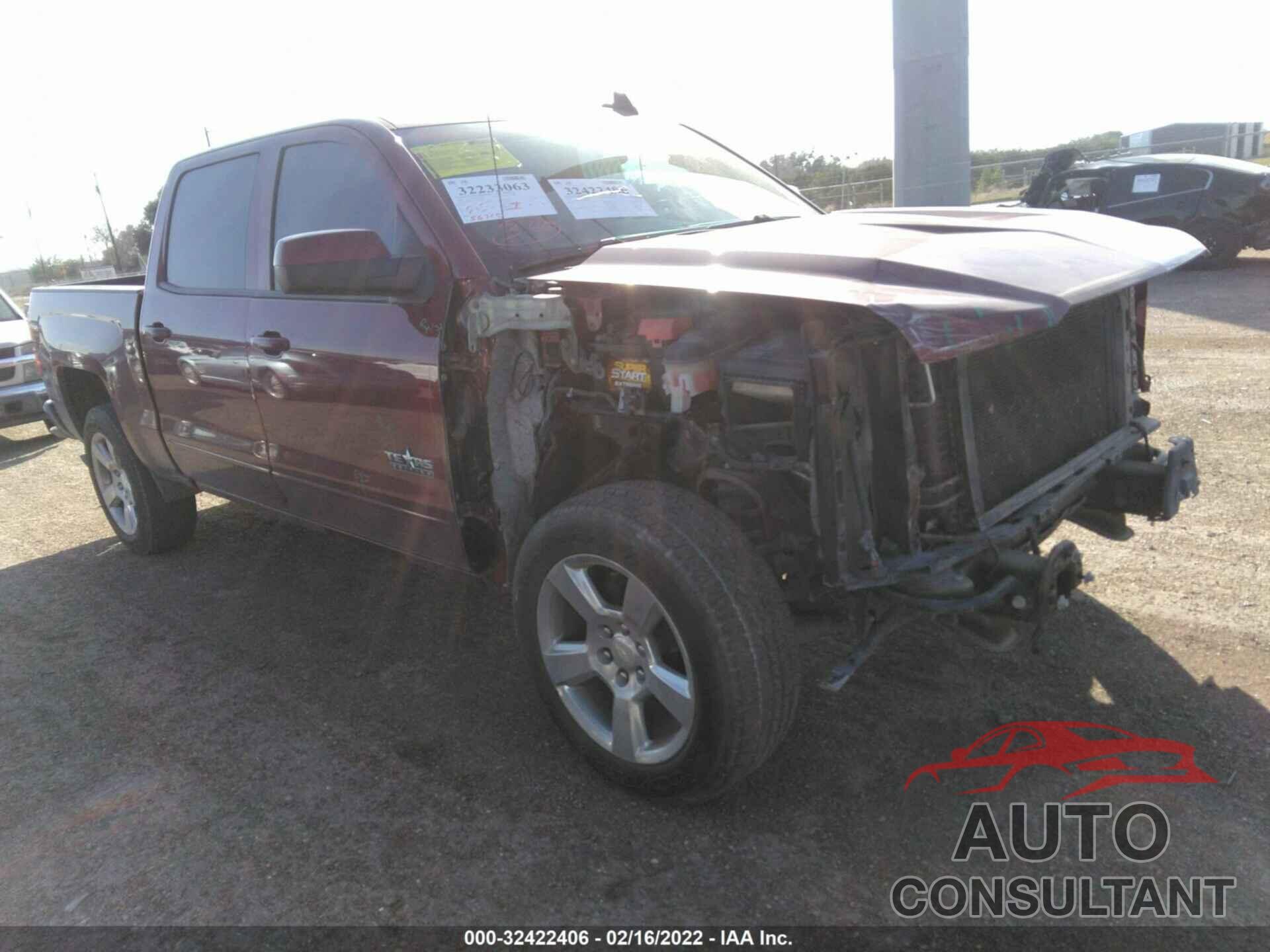 CHEVROLET SILVERADO 1500 2016 - 3GCPCREC6GG291185