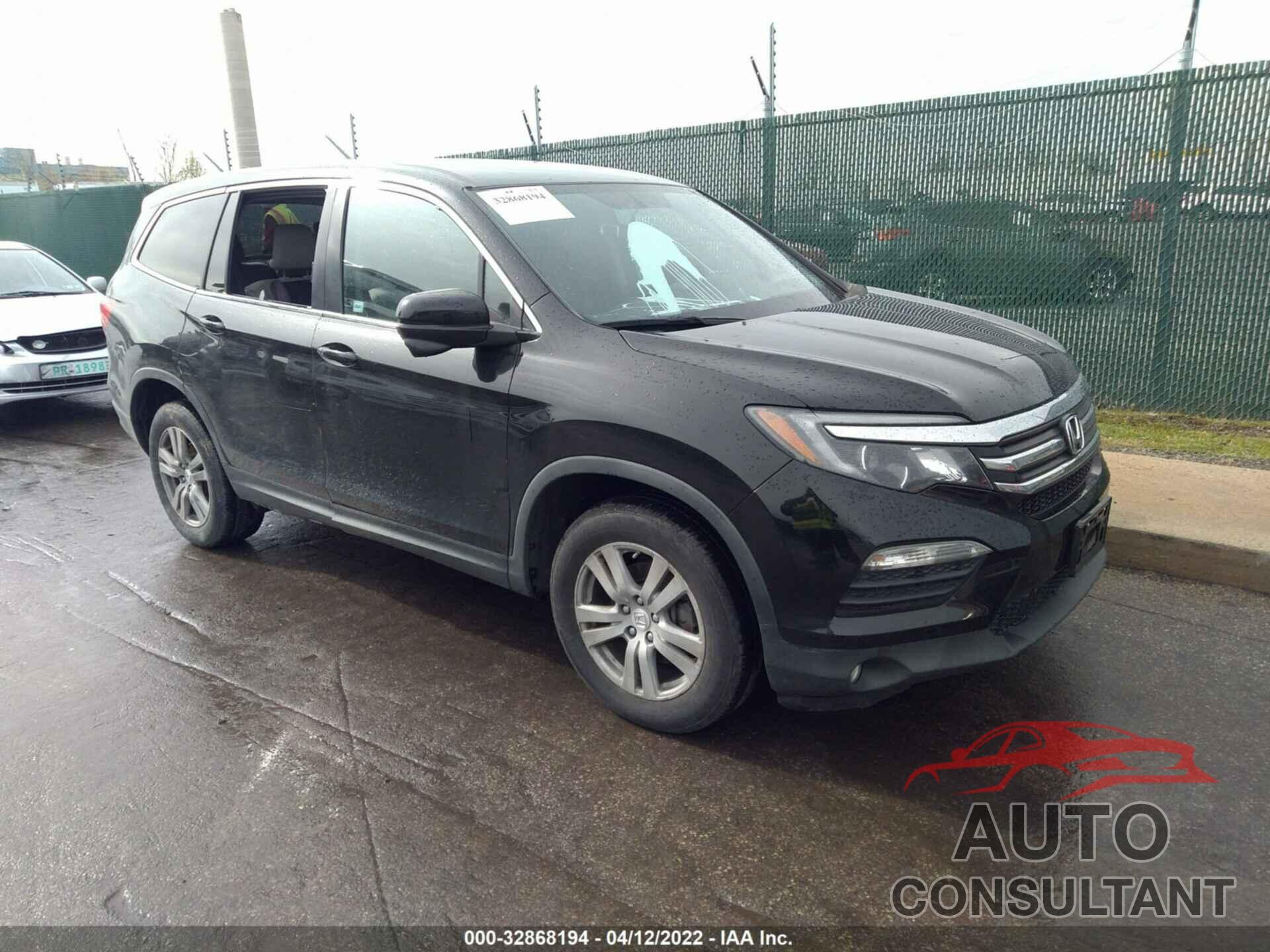 HONDA PILOT 2017 - 5FNYF6H35HB031910