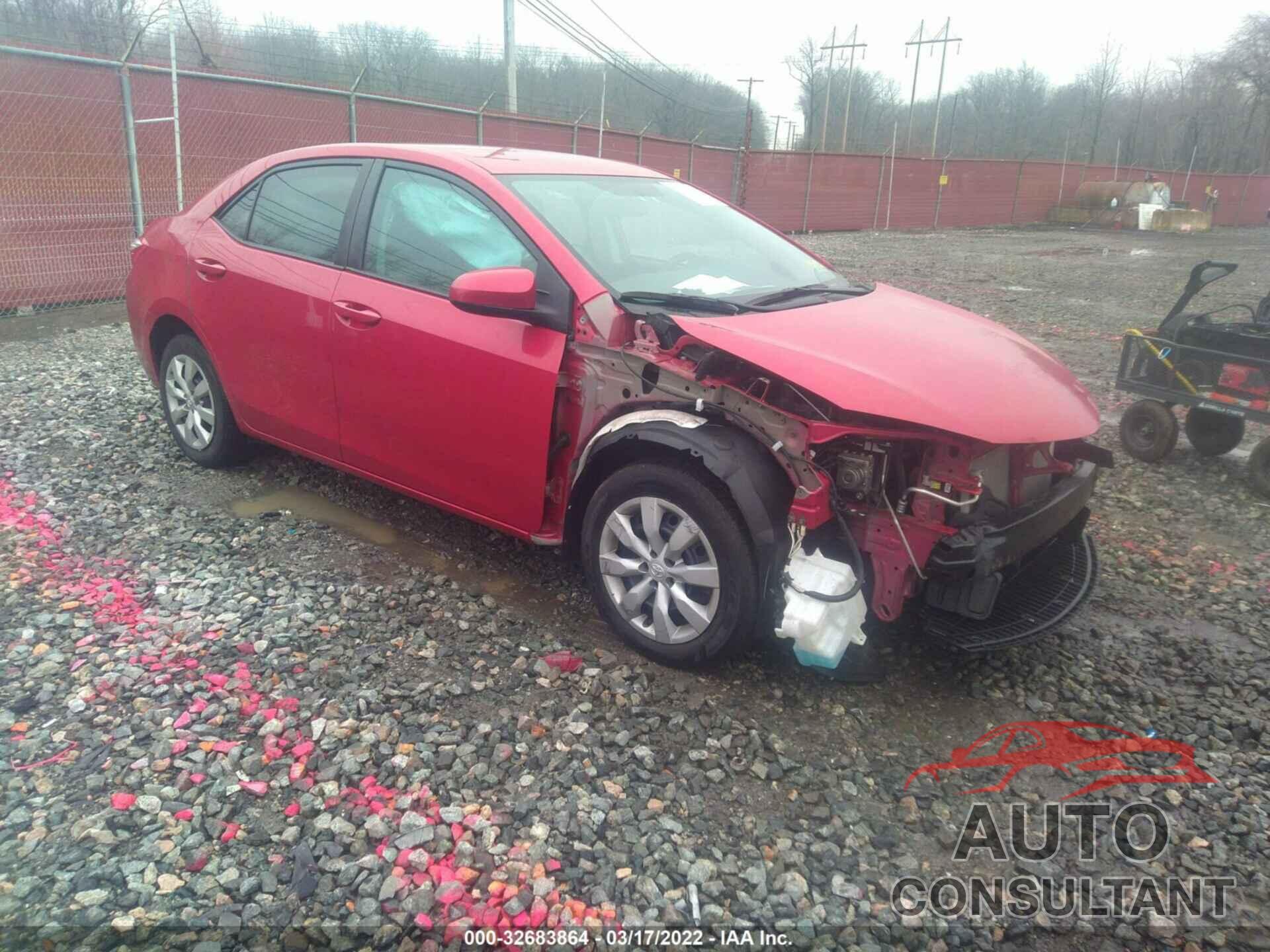 TOYOTA COROLLA 2016 - 2T1BURHE0GC483684