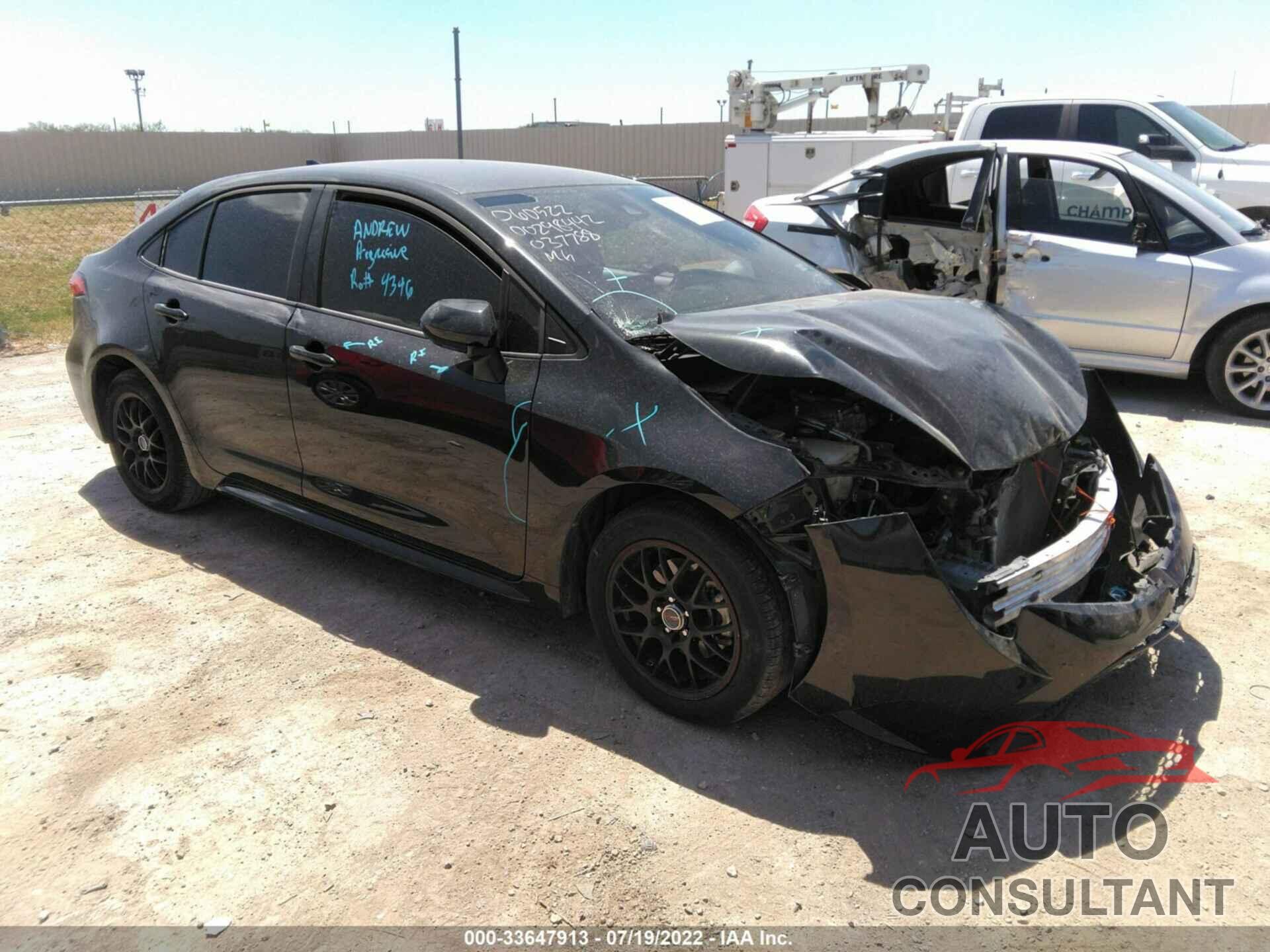 TOYOTA COROLLA 2020 - JTDEPRAE0LJ037788