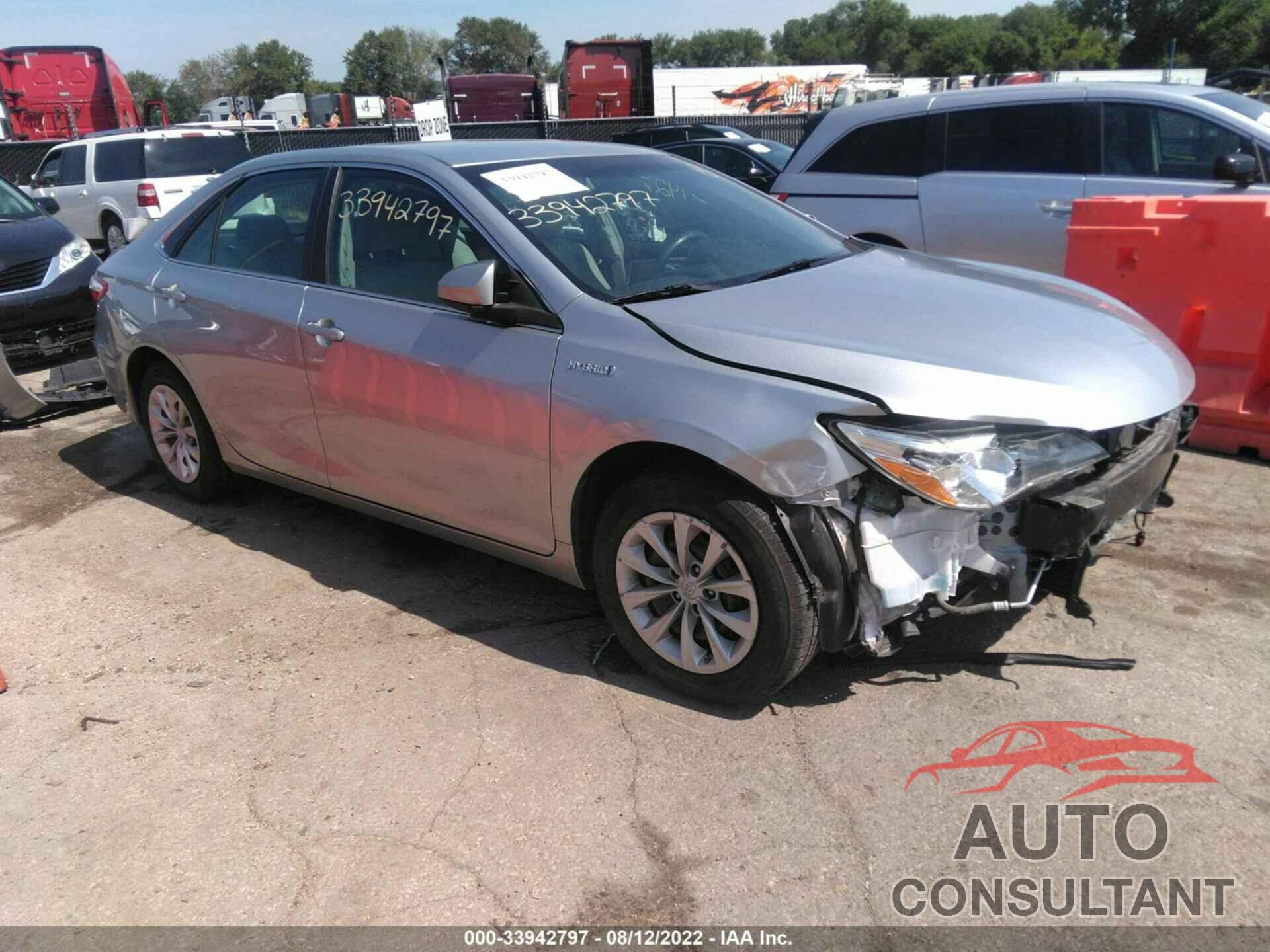 TOYOTA CAMRY 2017 - 4T1BD1FK2HU205377