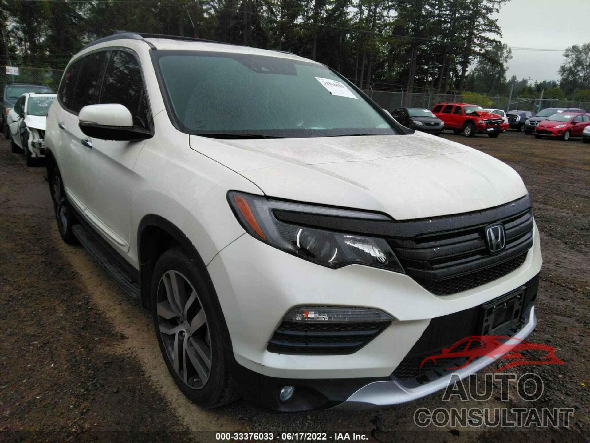 HONDA PILOT 2016 - 5FNYF6H04GB112823