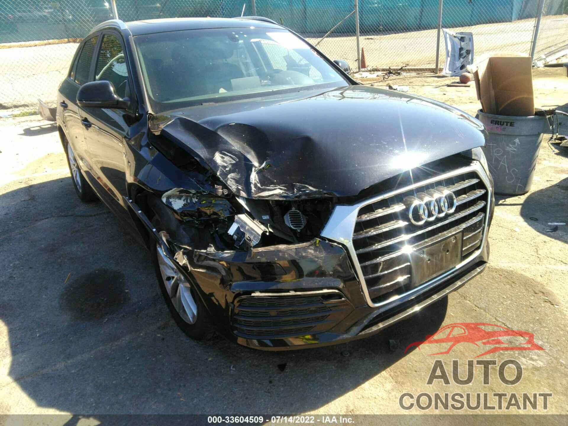 AUDI Q3 2018 - WA1BCCFS6JR024840