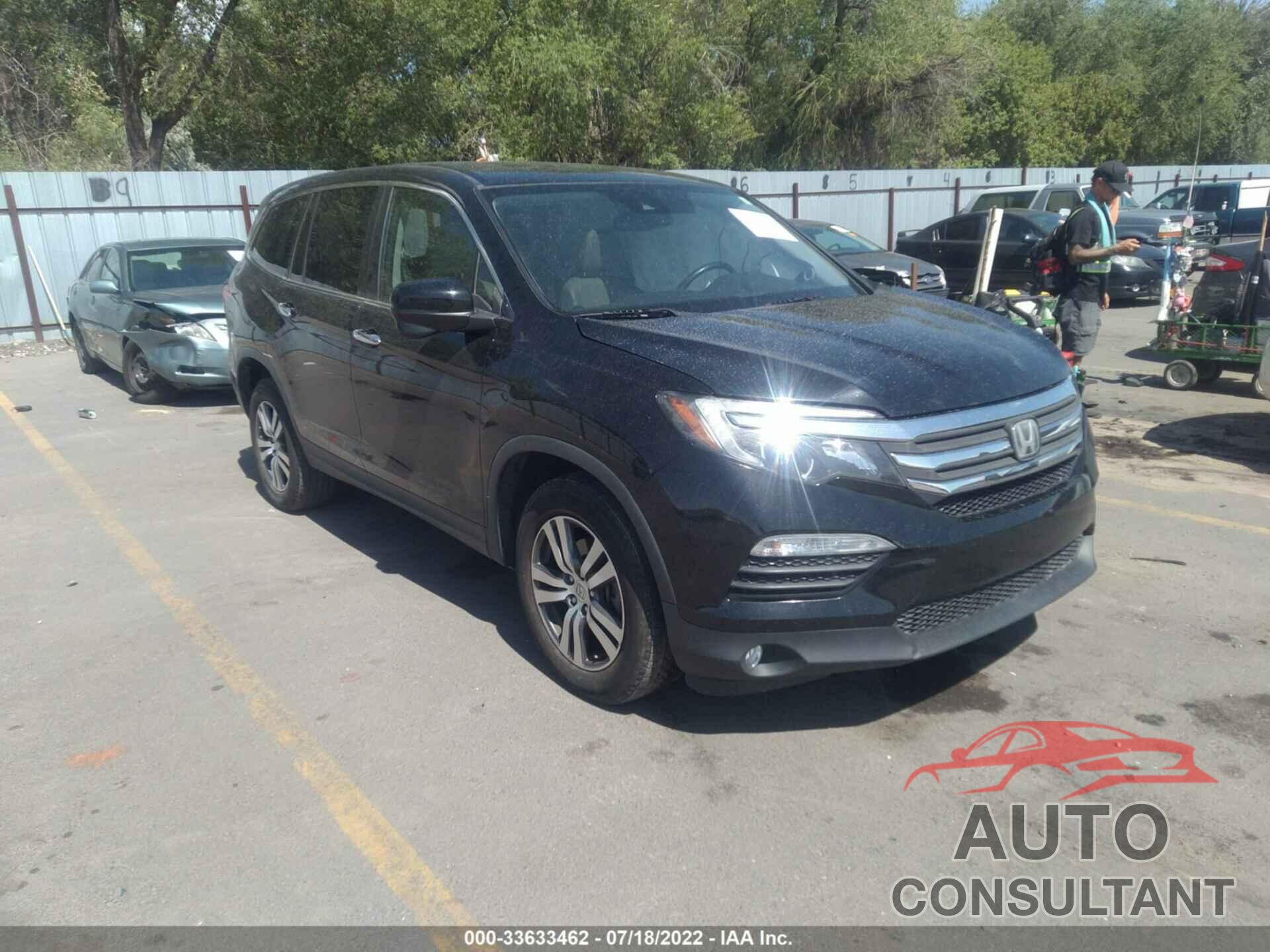 HONDA PILOT 2017 - 5FNYF6H60HB023529