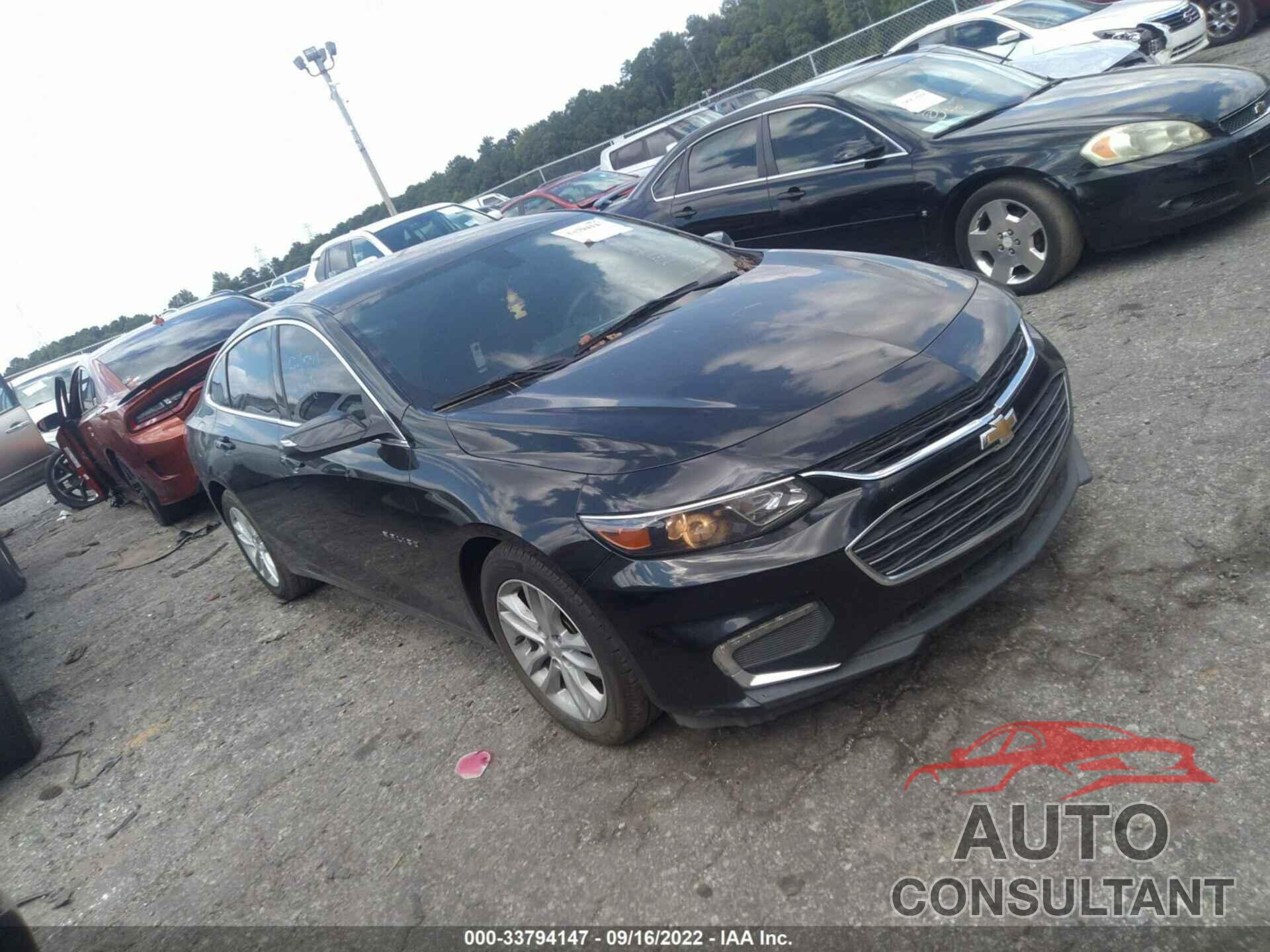 CHEVROLET MALIBU 2016 - 1G1ZE5ST4GF278736