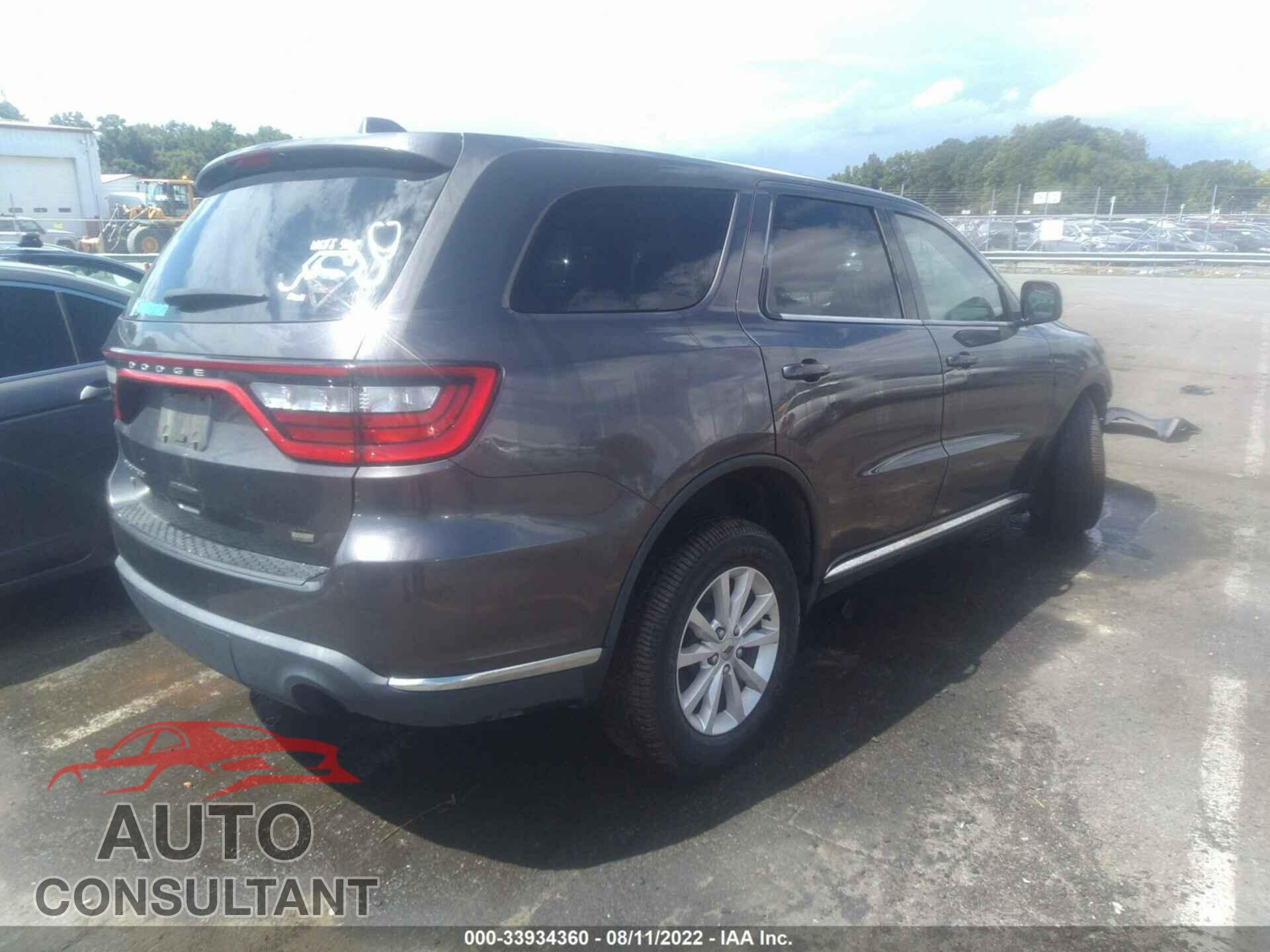 DODGE DURANGO 2019 - 1C4RDJAG4KC585342