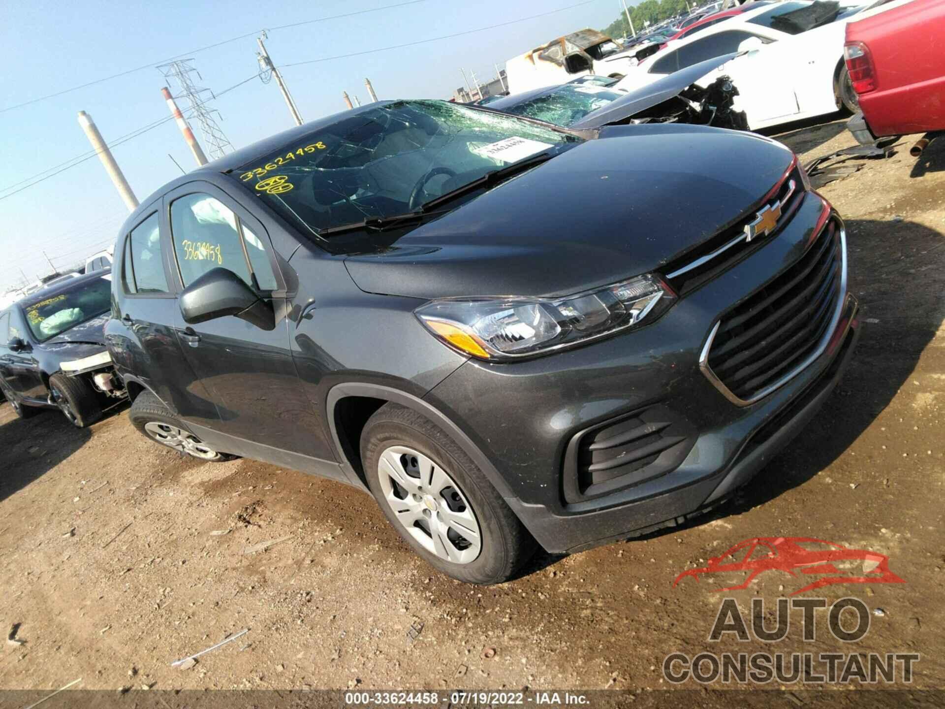 CHEVROLET TRAX 2019 - 3GNCJKSB7KL138720