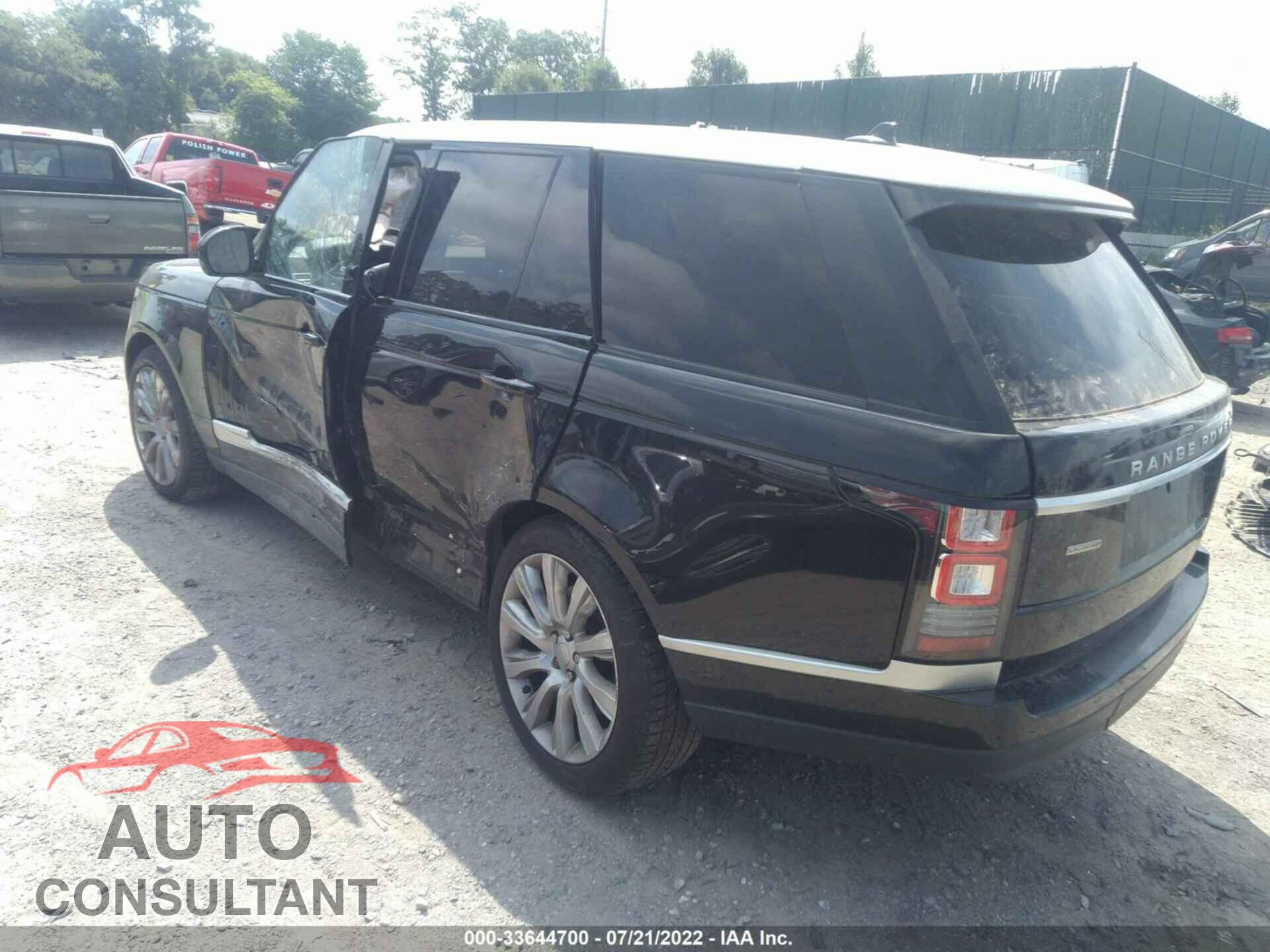 LAND ROVER RANGE ROVER 2016 - SALGS2EF4GA280116