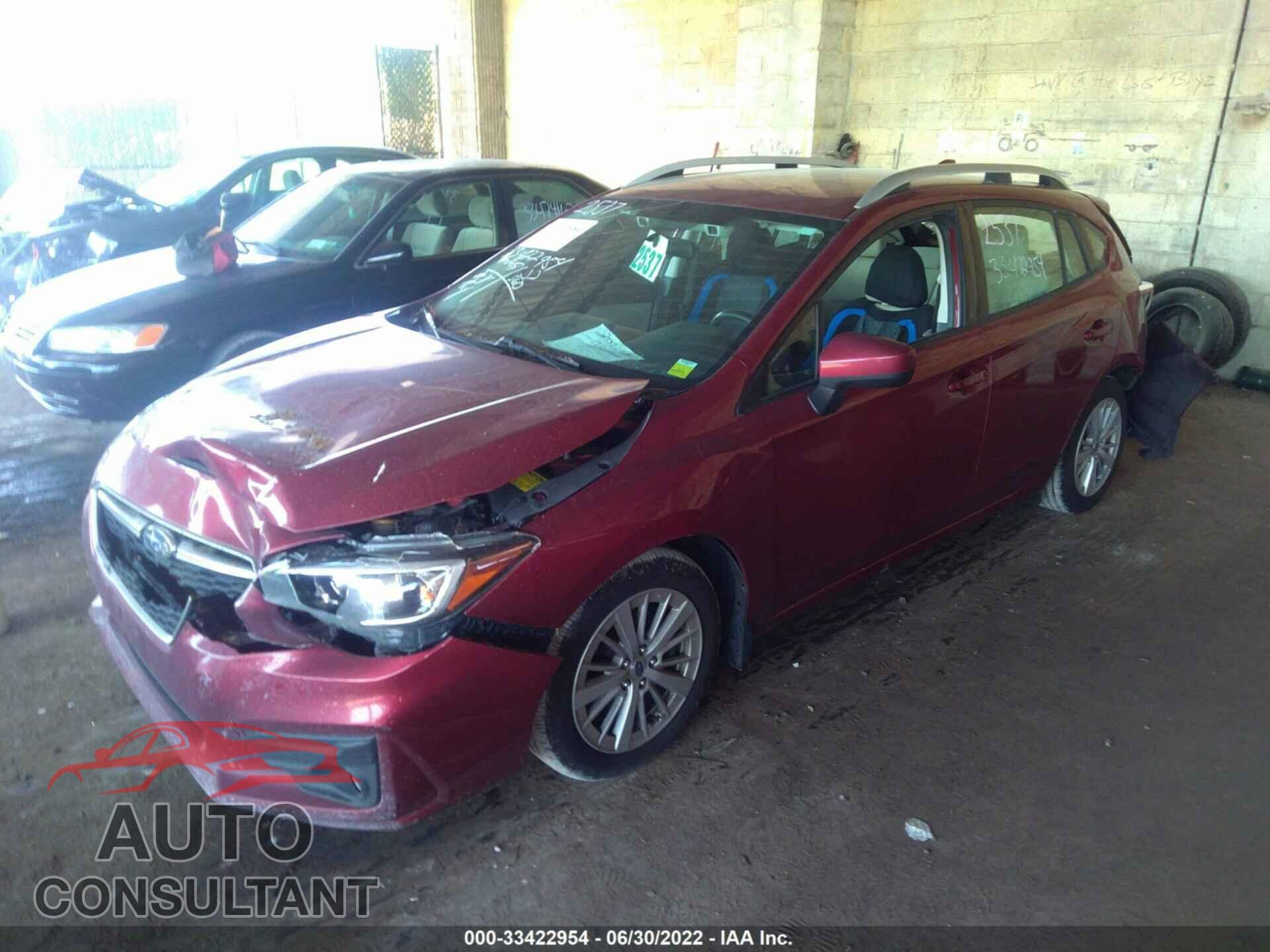 SUBARU IMPREZA 2017 - 4S3GTAD62H3713101