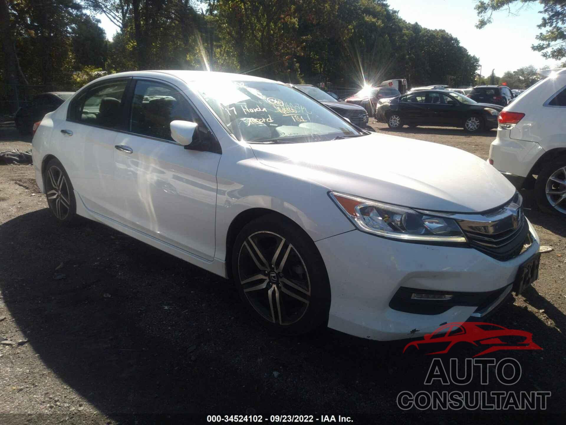 HONDA ACCORD SEDAN 2017 - 1HGCR2F1XHA037613