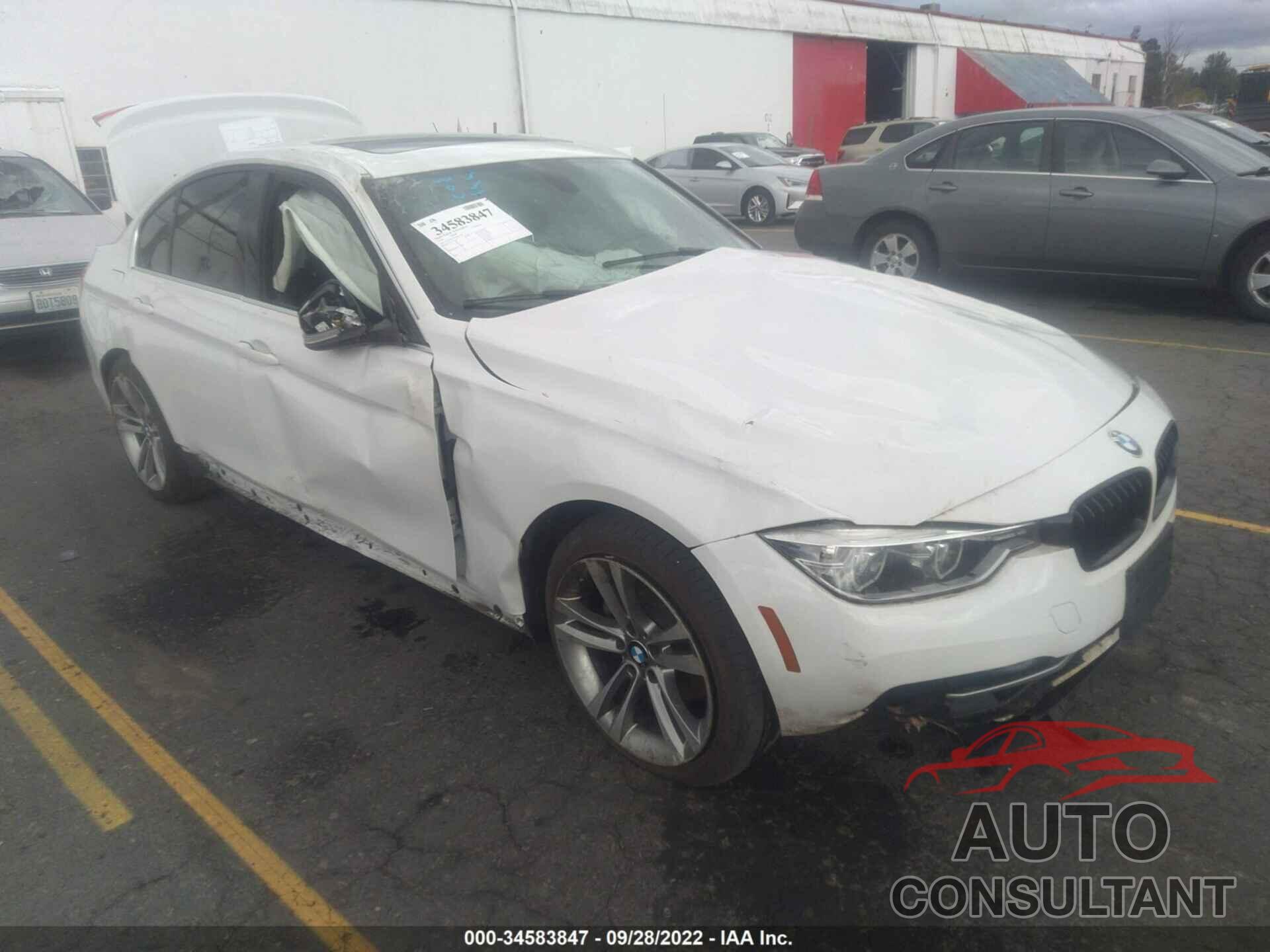 BMW 3 SERIES 2018 - WBA8D9C58JEM33649