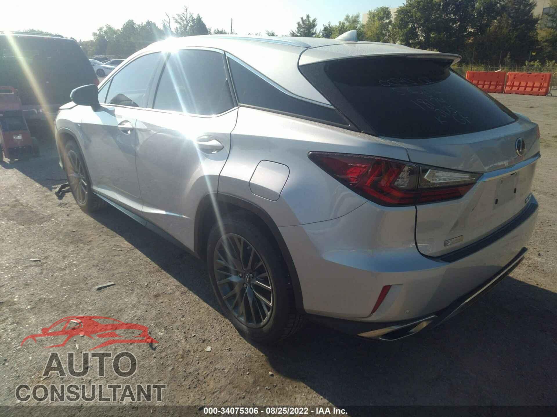 LEXUS RX 2017 - 2T2ZZMCA4HC053175