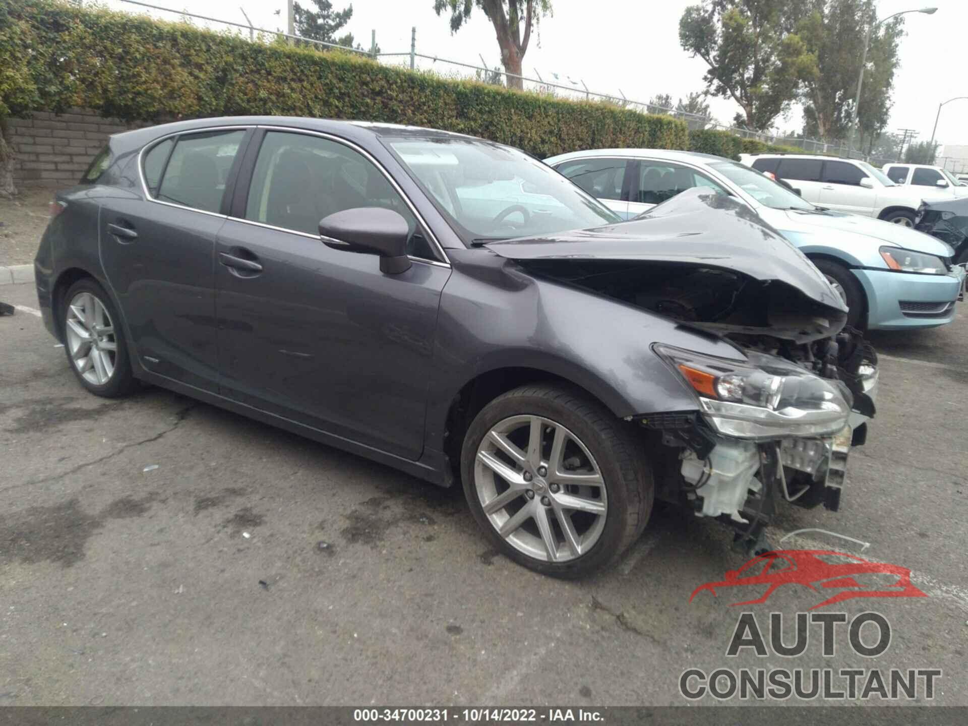LEXUS CT 200H 2016 - JTHKD5BH9G2275425