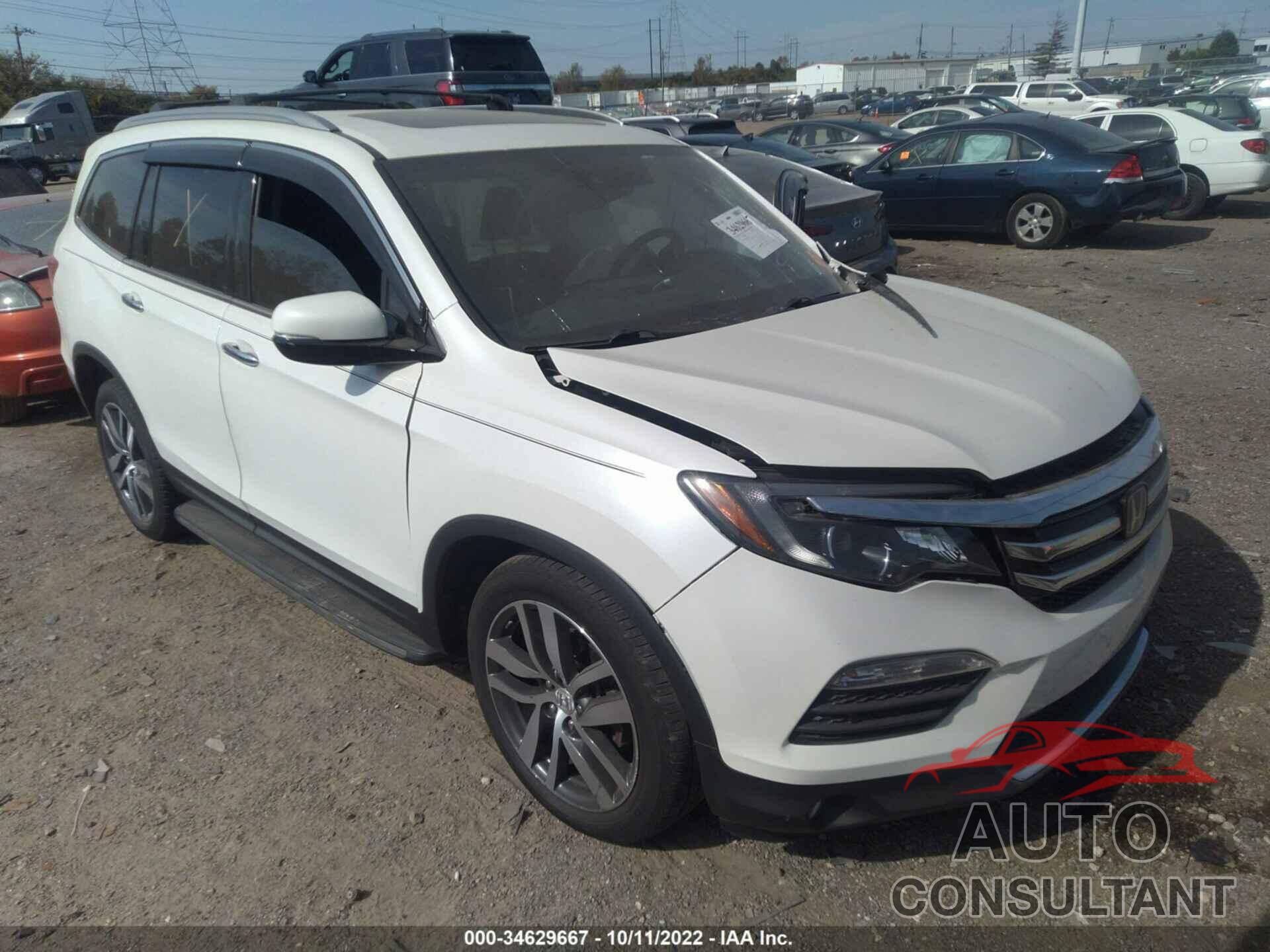 HONDA PILOT 2016 - 5FNYF6H09GB006688