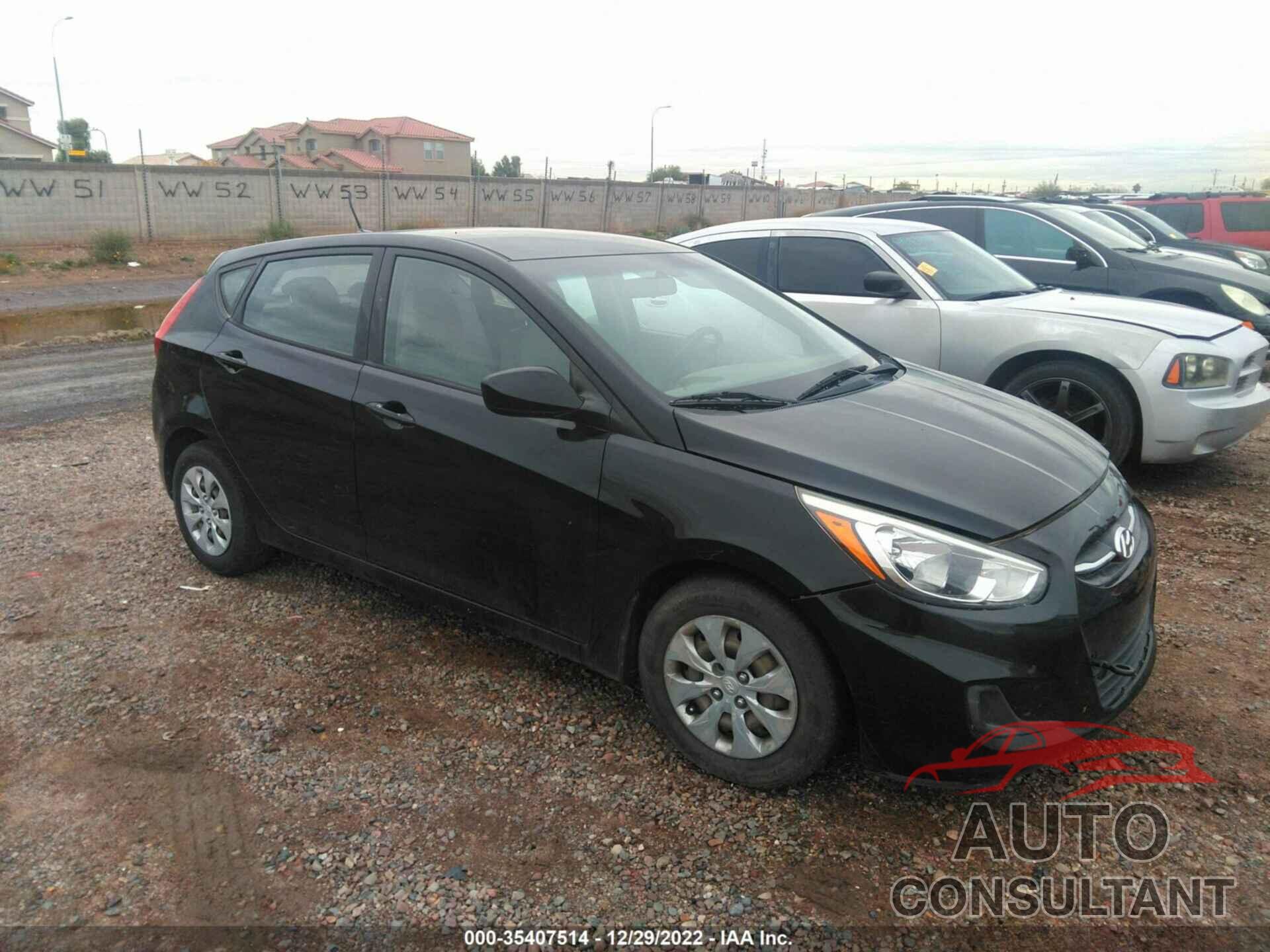 HYUNDAI ACCENT 2016 - KMHCT5AEXGU285719