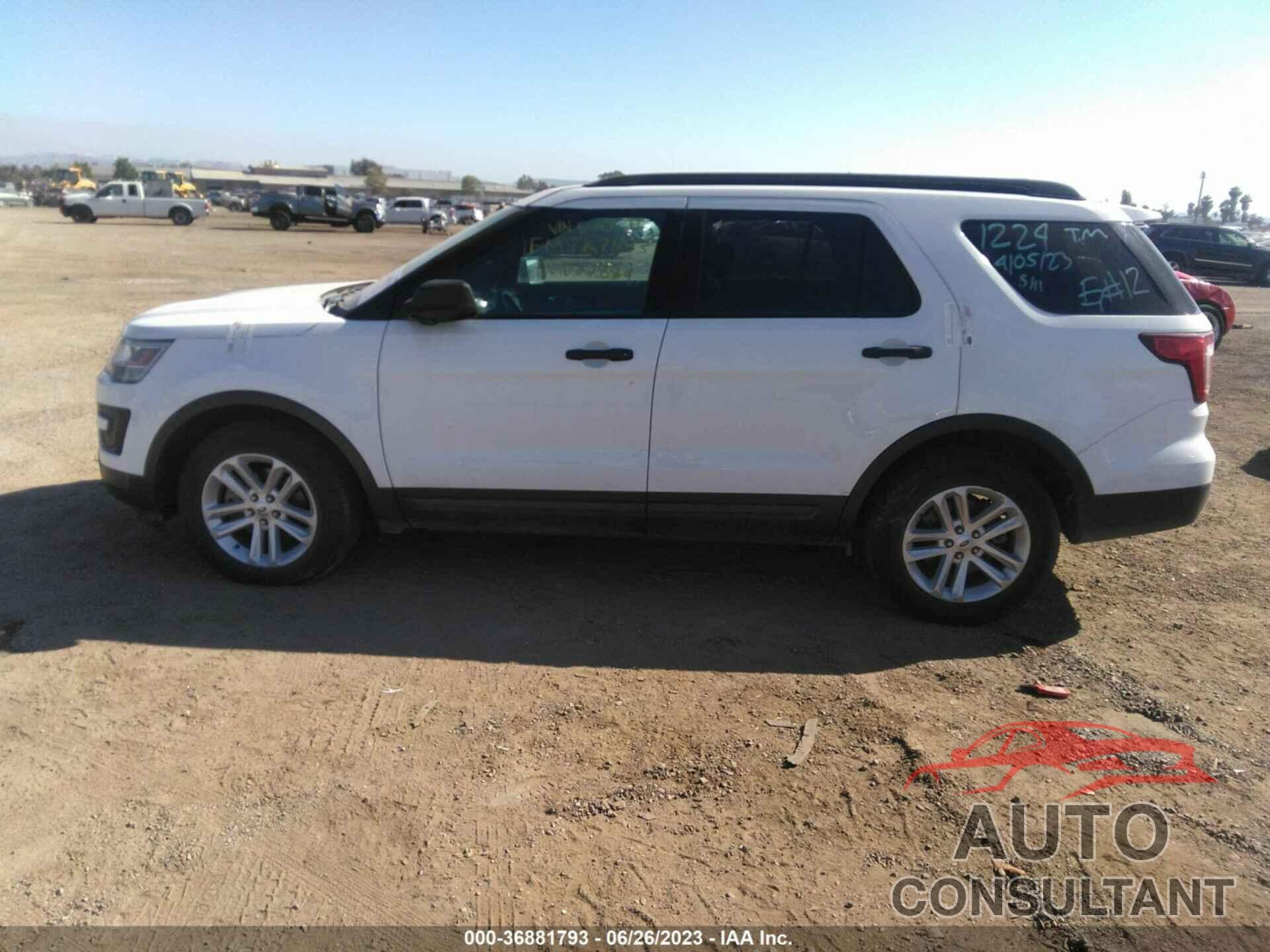 FORD EXPLORER 2017 - 1FM5K7B83HGD22884