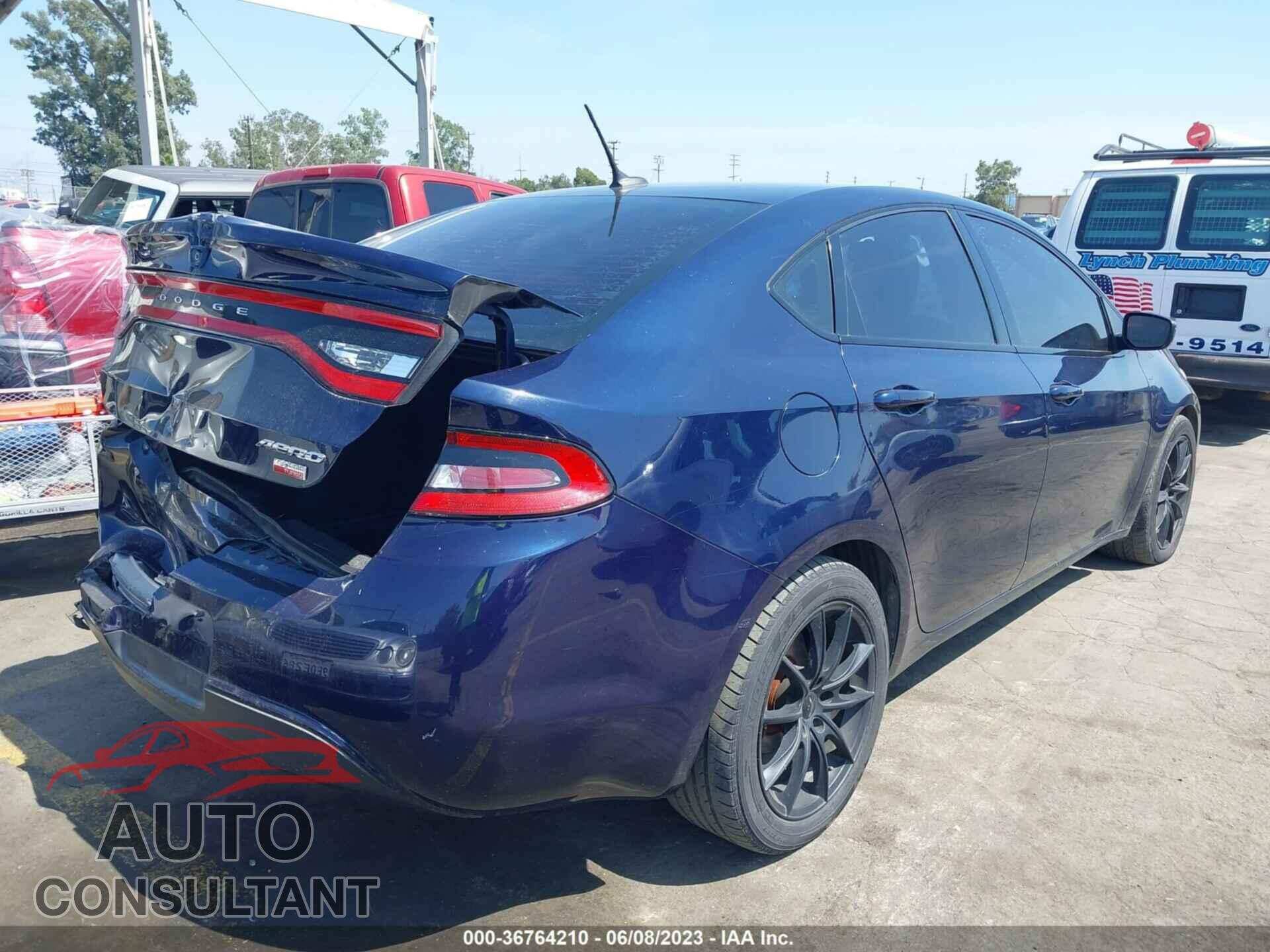 DODGE DART 2015 - 1C3CDFDH3FD150663