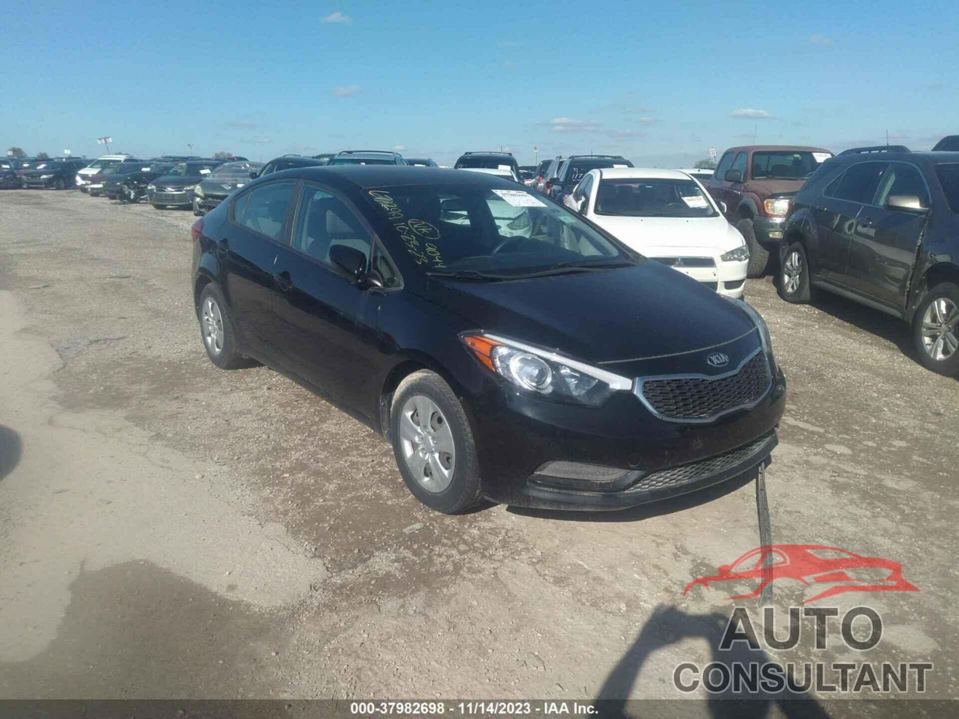 KIA FORTE 2016 - KNAFK4A65G5609044