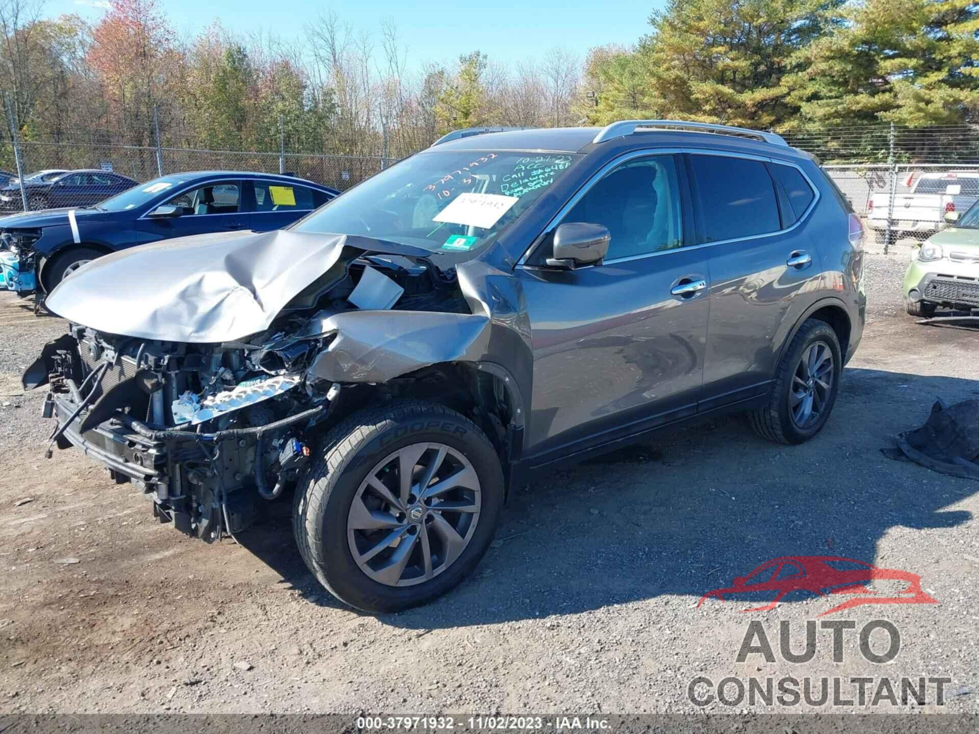 NISSAN ROGUE 2016 - 5N1AT2MV8GC847673