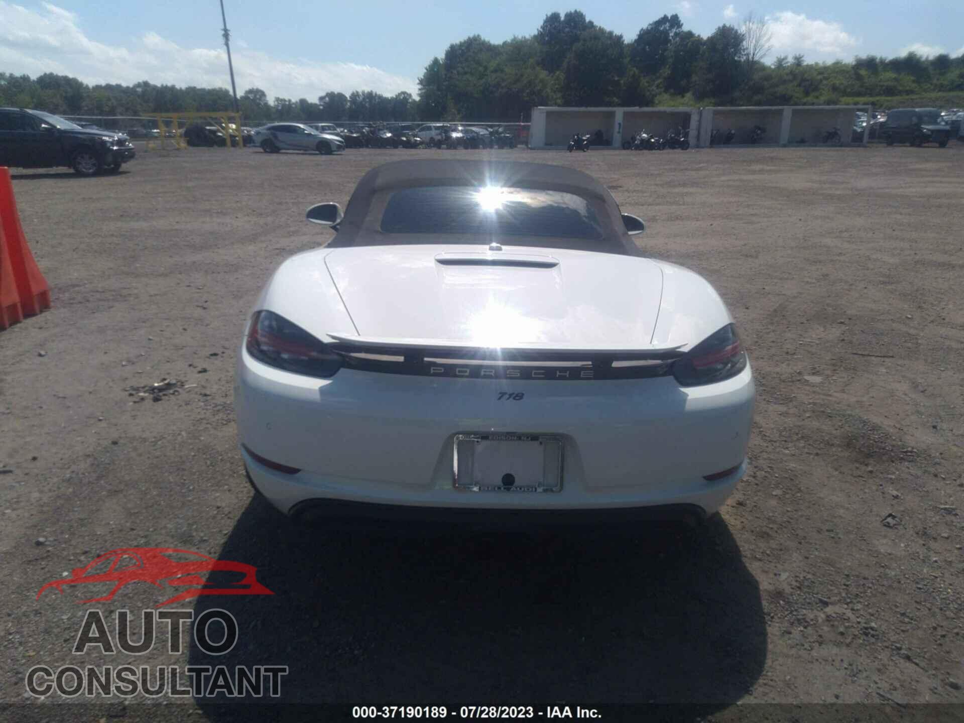 PORSCHE 718 BOXSTER 2017 - WP0CA2A80HS220202