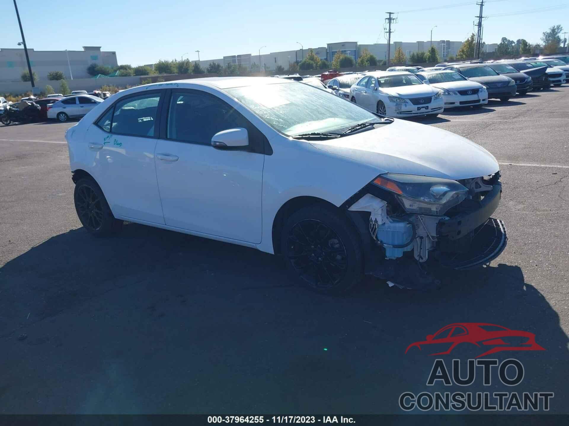 TOYOTA COROLLA 2016 - 2T1BURHE6GC499680