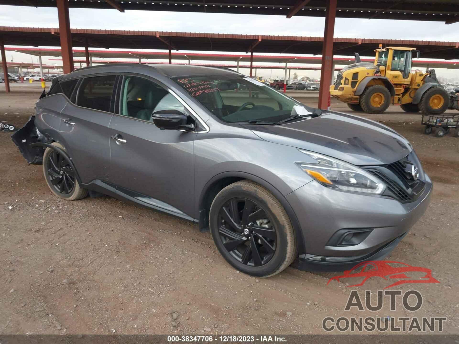 NISSAN MURANO 2018 - 5N1AZ2MGXJN111586