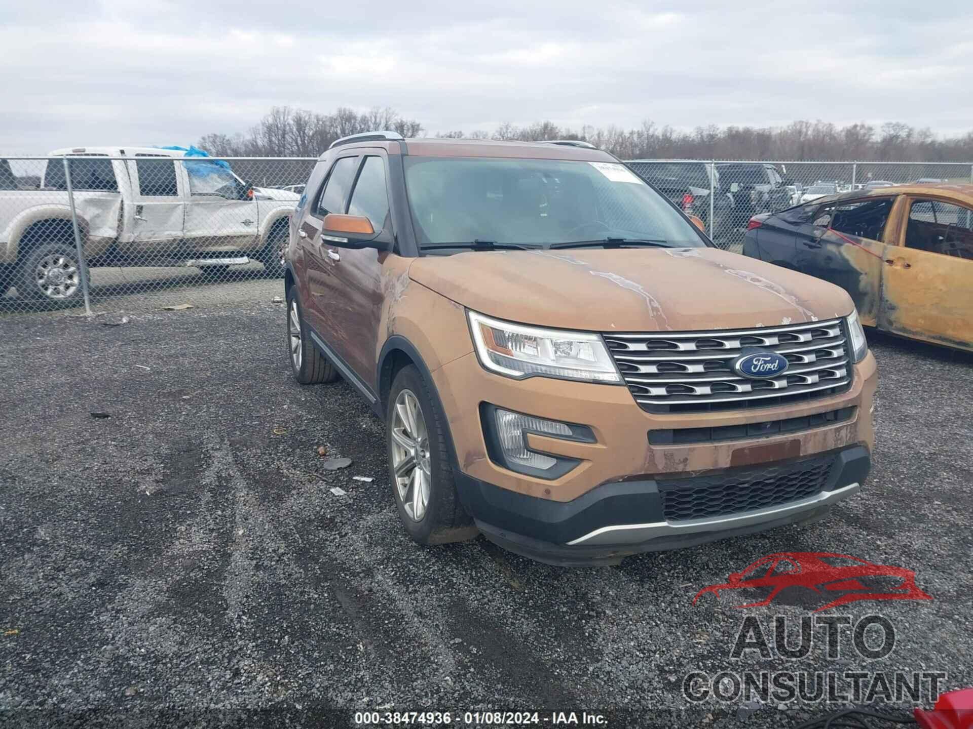 FORD EXPLORER 2017 - 1FM5K7F80HGC06813