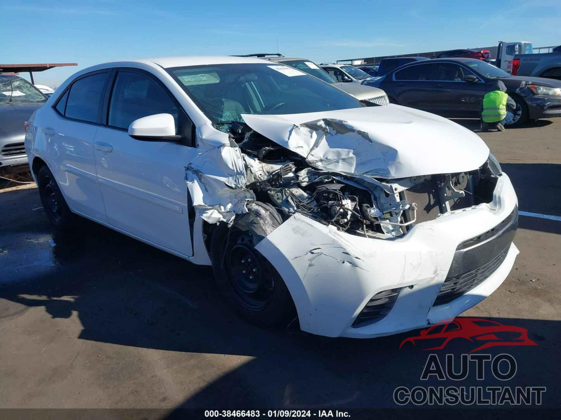 TOYOTA COROLLA 2016 - 2T1BURHE2GC712236