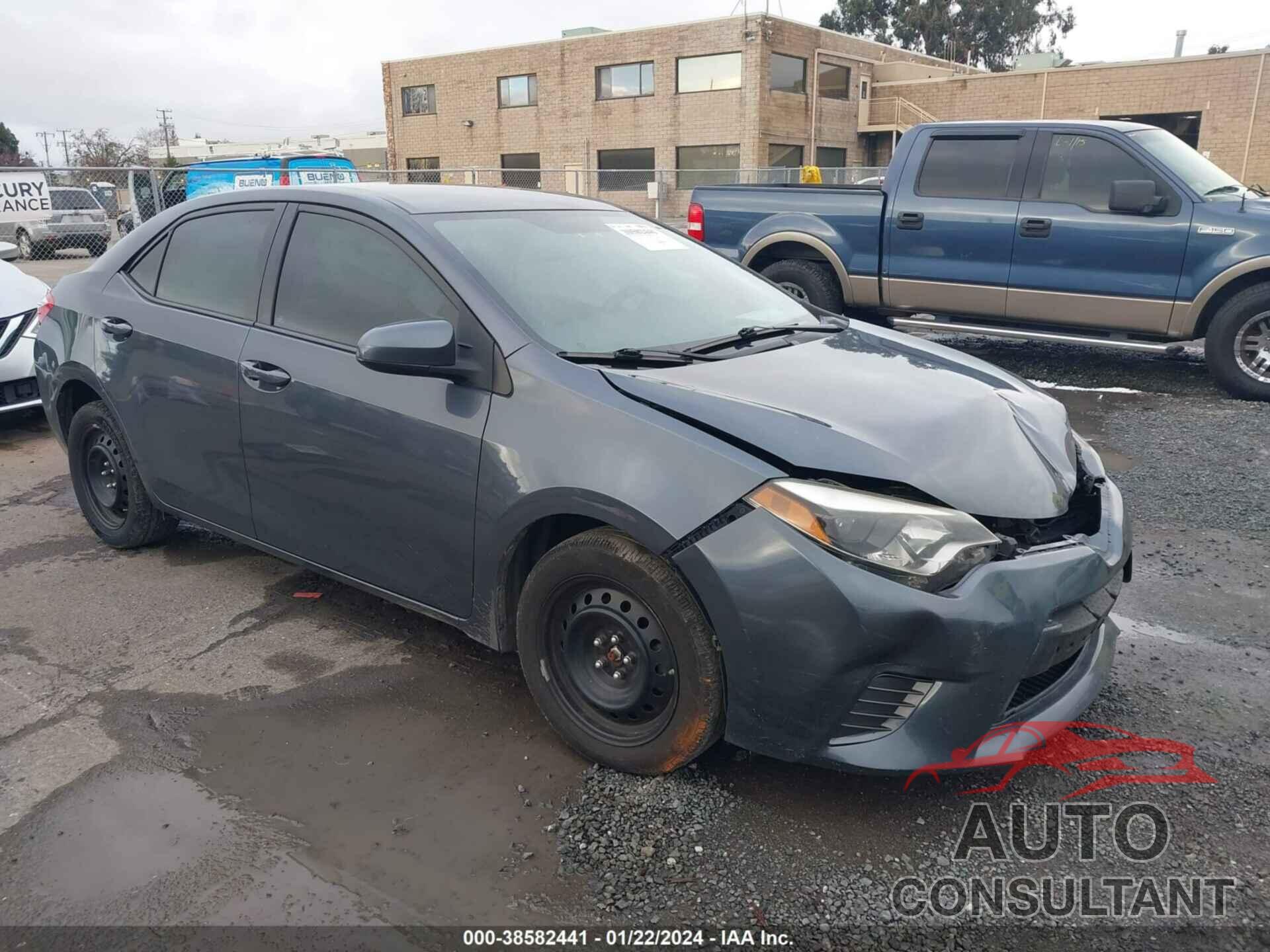 TOYOTA COROLLA 2016 - 5YFBURHE7GP384554