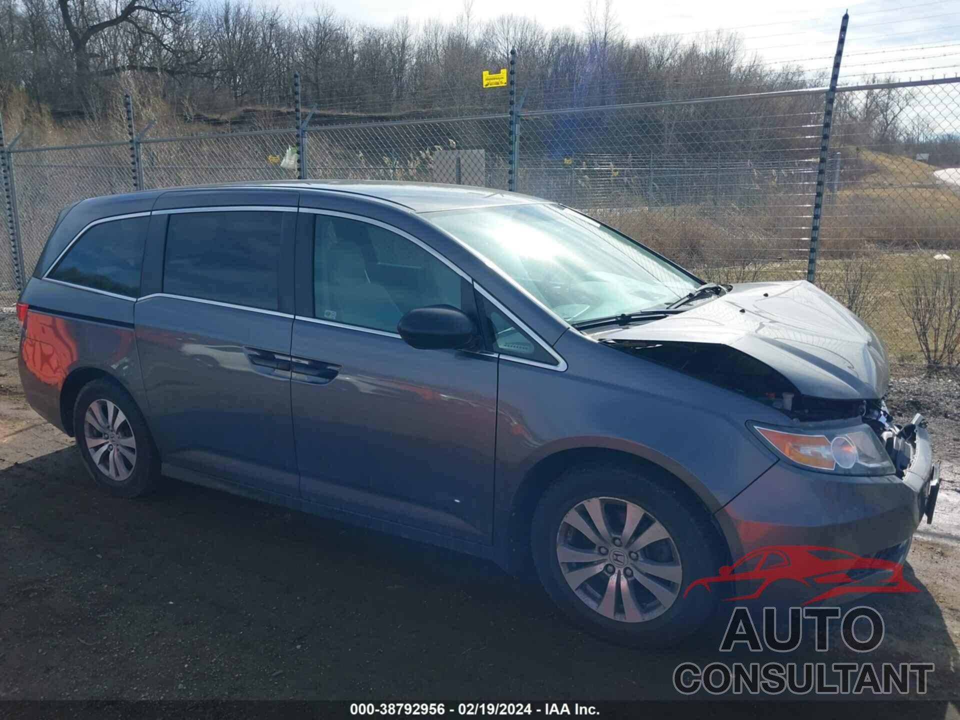 HONDA ODYSSEY 2017 - 5FNRL5H39HB504201