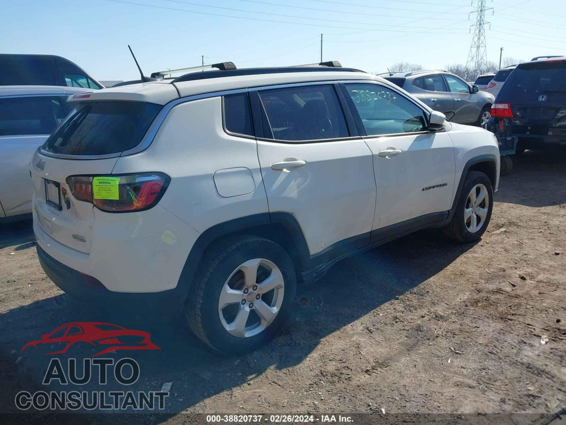 JEEP COMPASS 2018 - 3C4NJDBB7JT185693