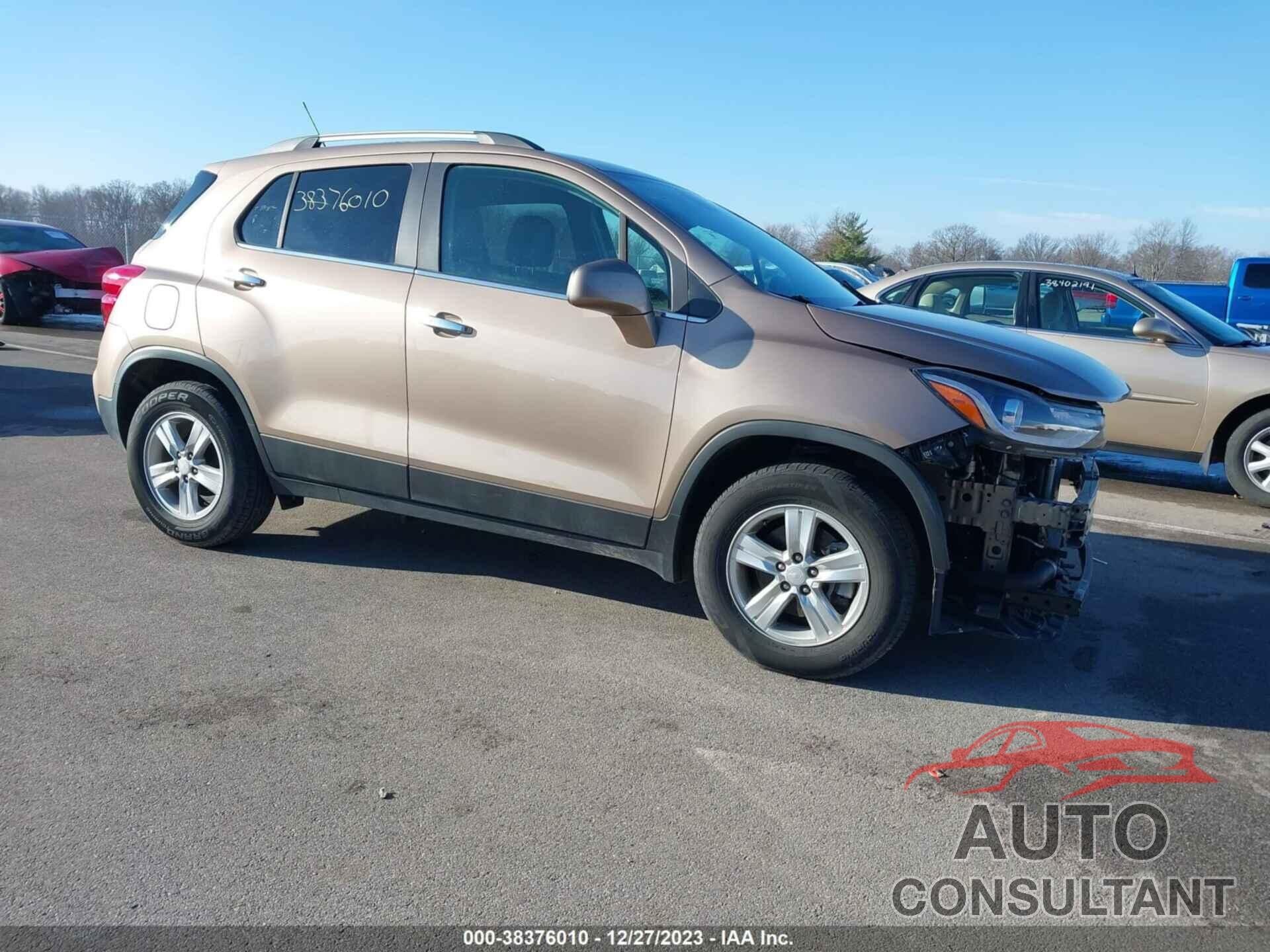 CHEVROLET TRAX 2018 - 3GNCJLSB5JL362007