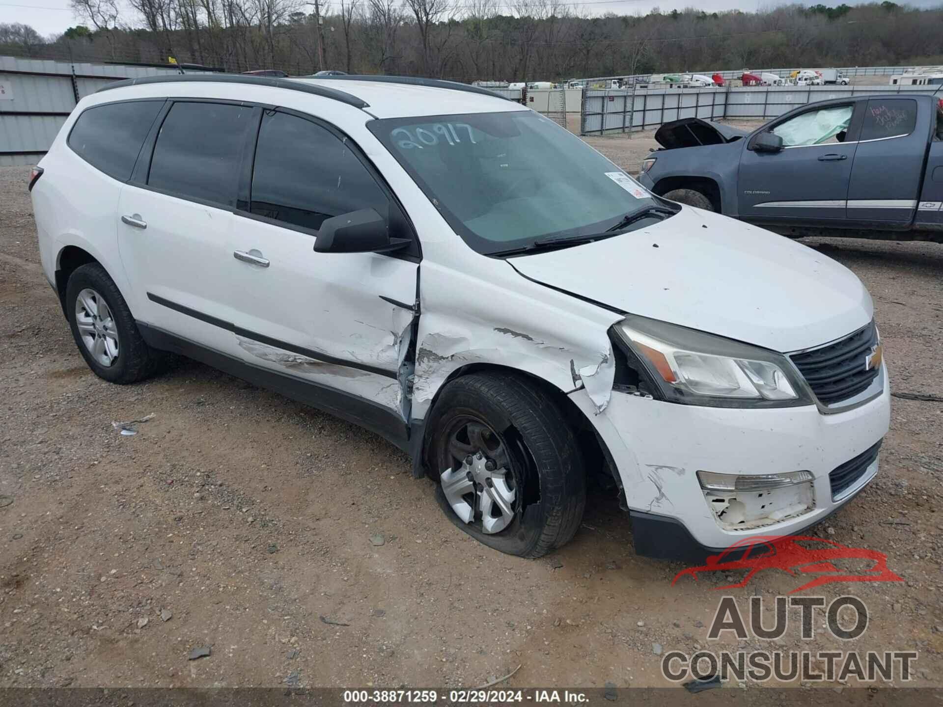 CHEVROLET TRAVERSE 2016 - 1GNKRFED1GJ337818