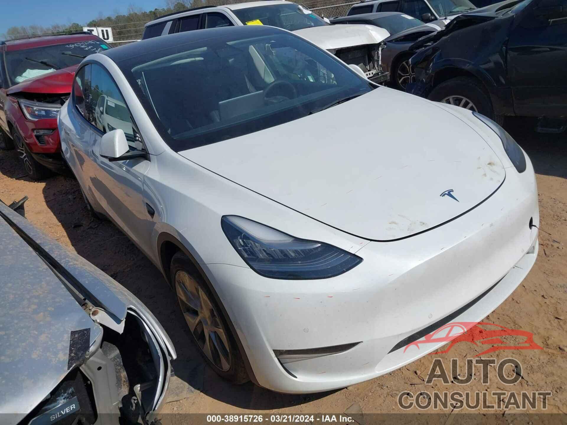 TESLA MODEL Y 2021 - 5YJYGDEDXMF106982