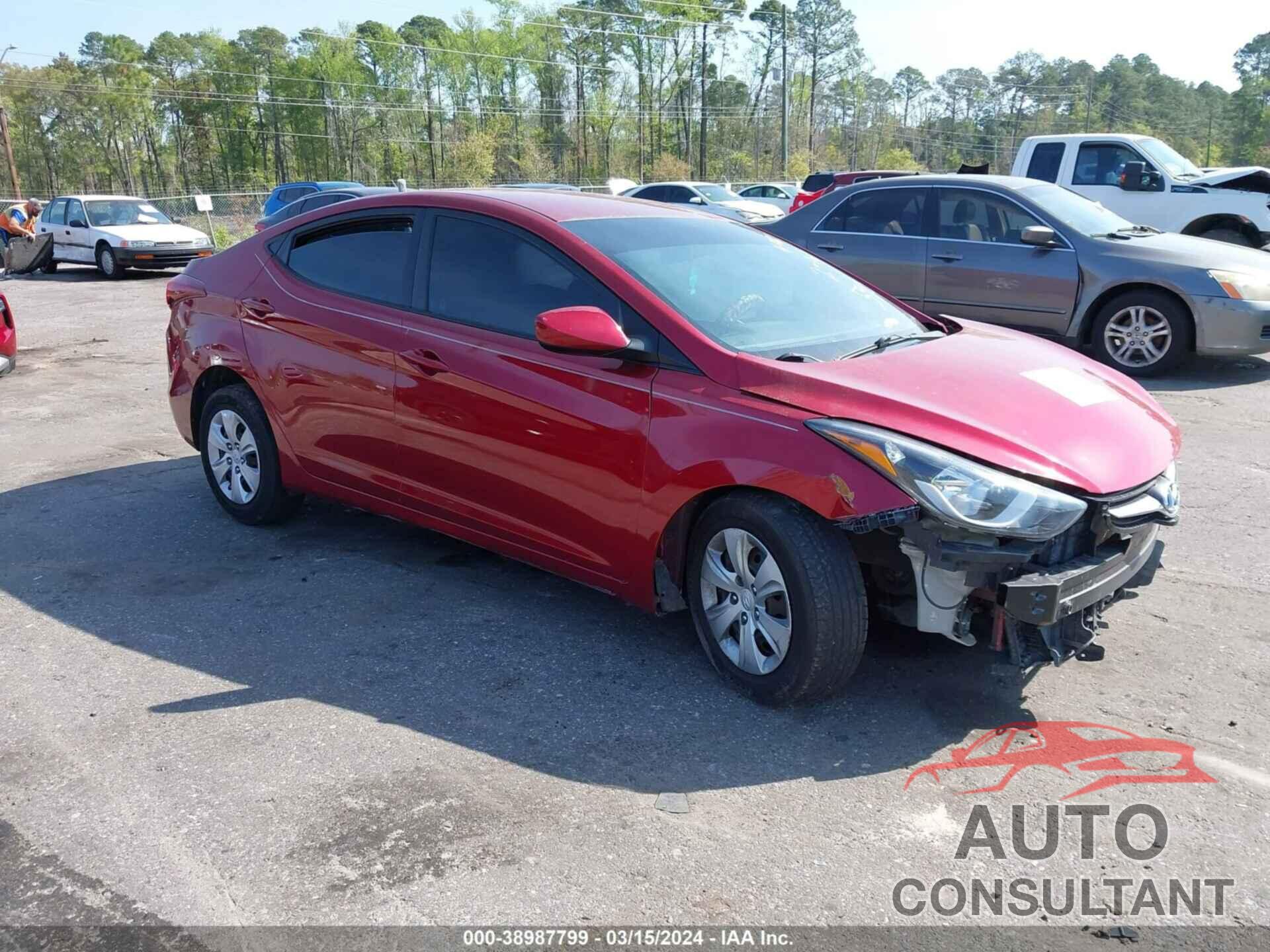 HYUNDAI ELANTRA 2016 - 5NPDH4AE7GH725913