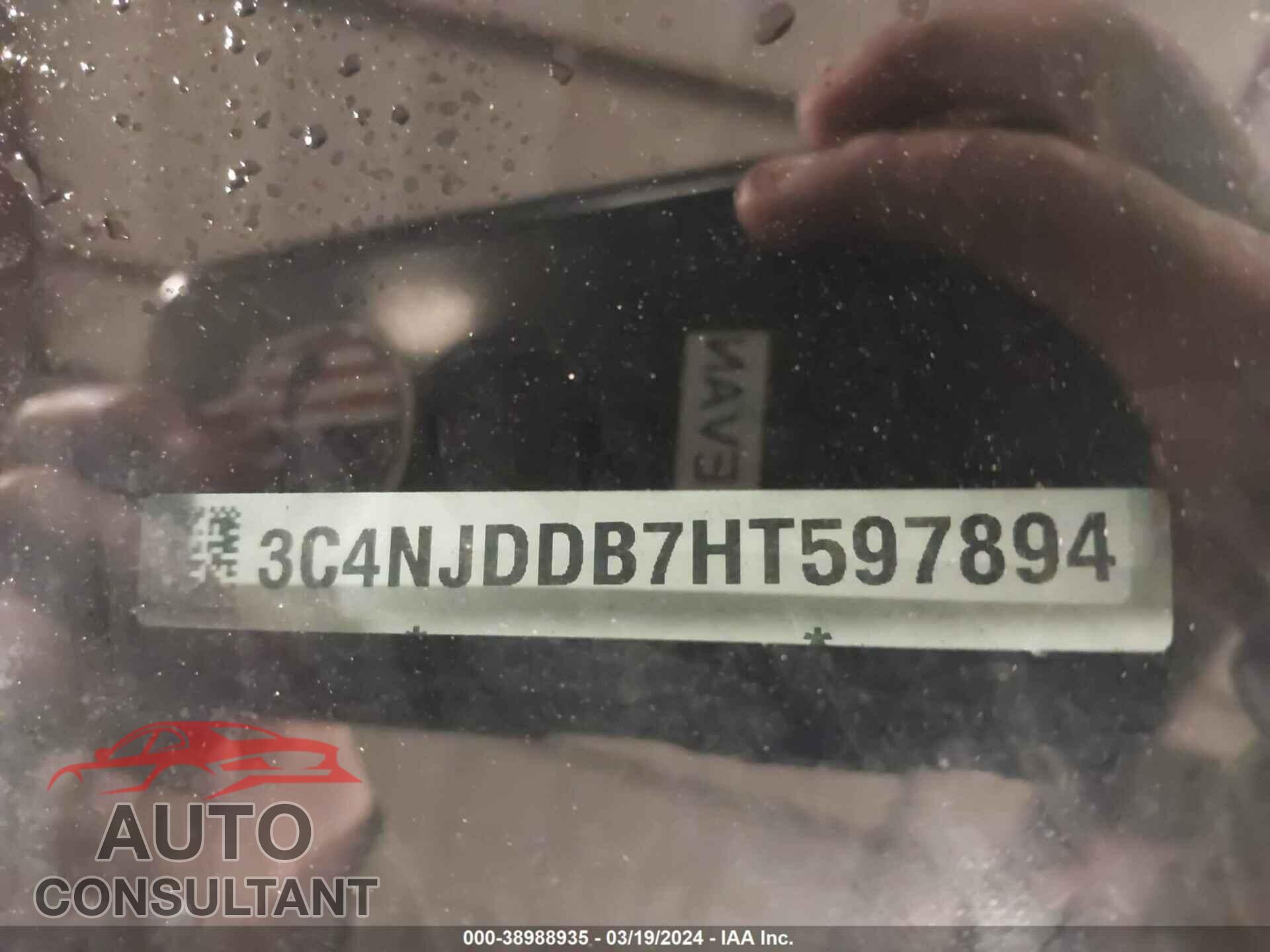 JEEP NEW COMPASS 2017 - 3C4NJDDB7HT597894