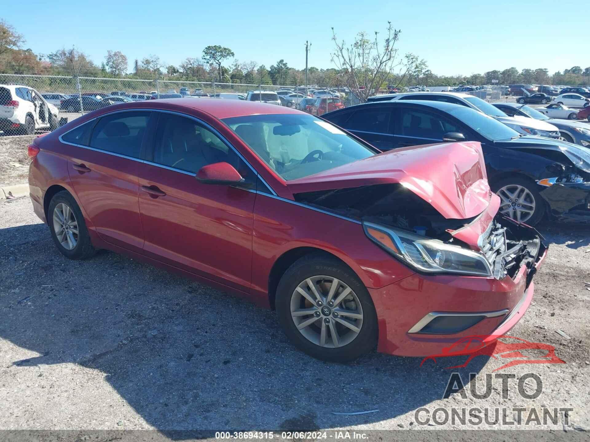 HYUNDAI SONATA 2016 - 5NPE24AF0GH382036