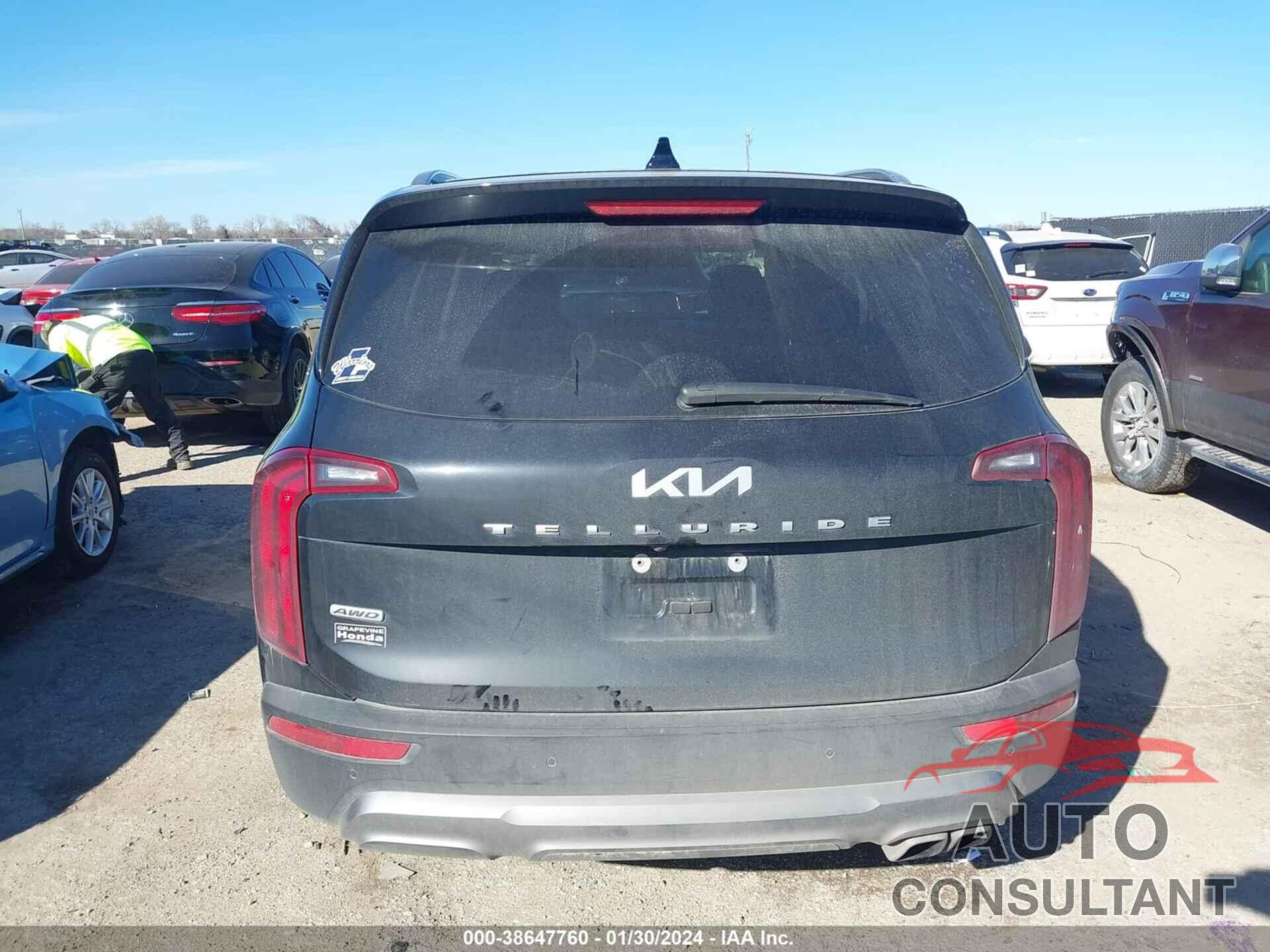 KIA TELLURIDE 2022 - 5XYP6DHC5NG241458