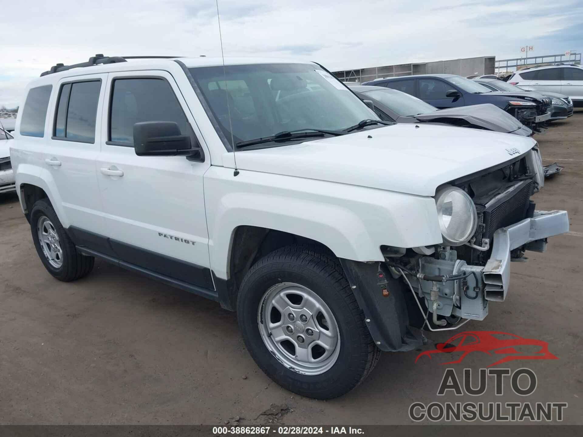 JEEP PATRIOT 2016 - 1C4NJRBB9GD614666