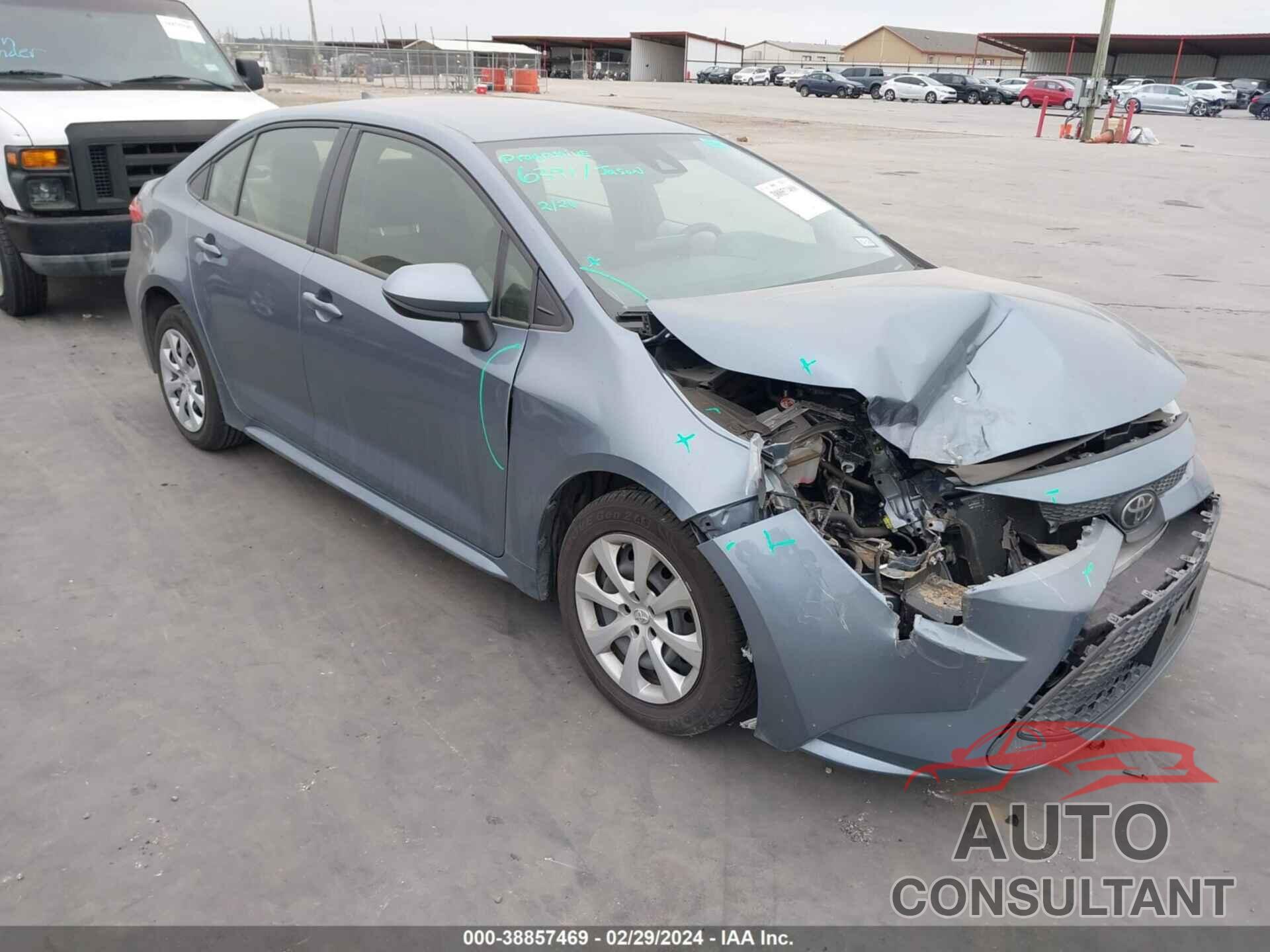 TOYOTA COROLLA 2022 - JTDEPMAEXNJ224235