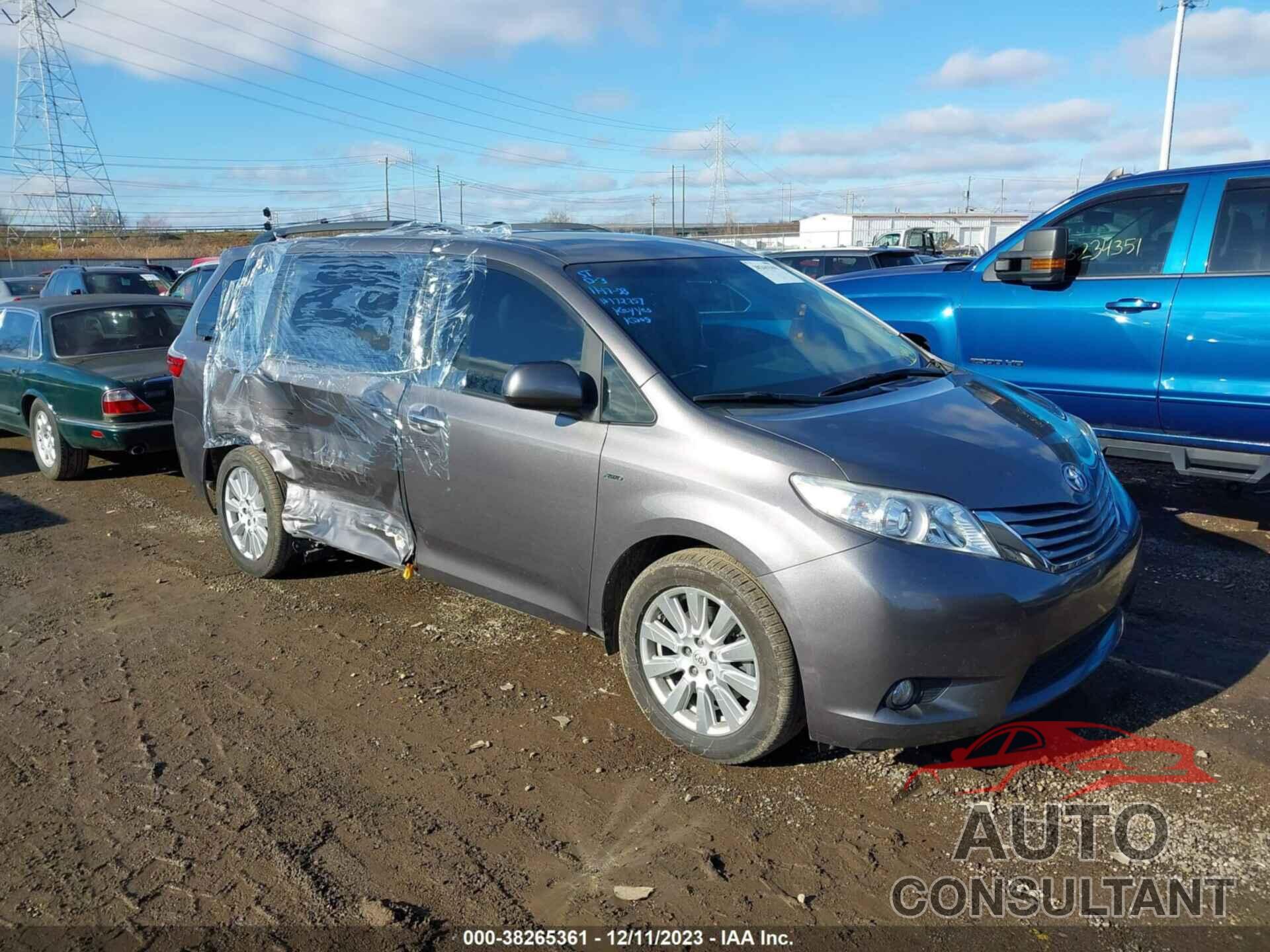 TOYOTA SIENNA 2017 - 5TDDZ3DC9HS172257