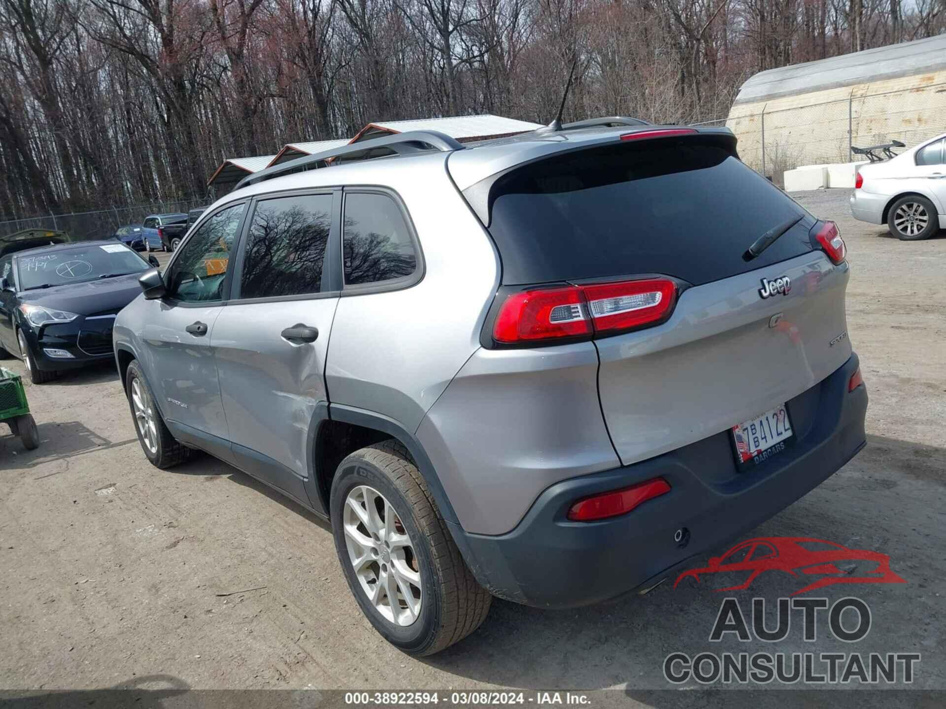 JEEP CHEROKEE 2017 - 1C4PJLAB8HW541156