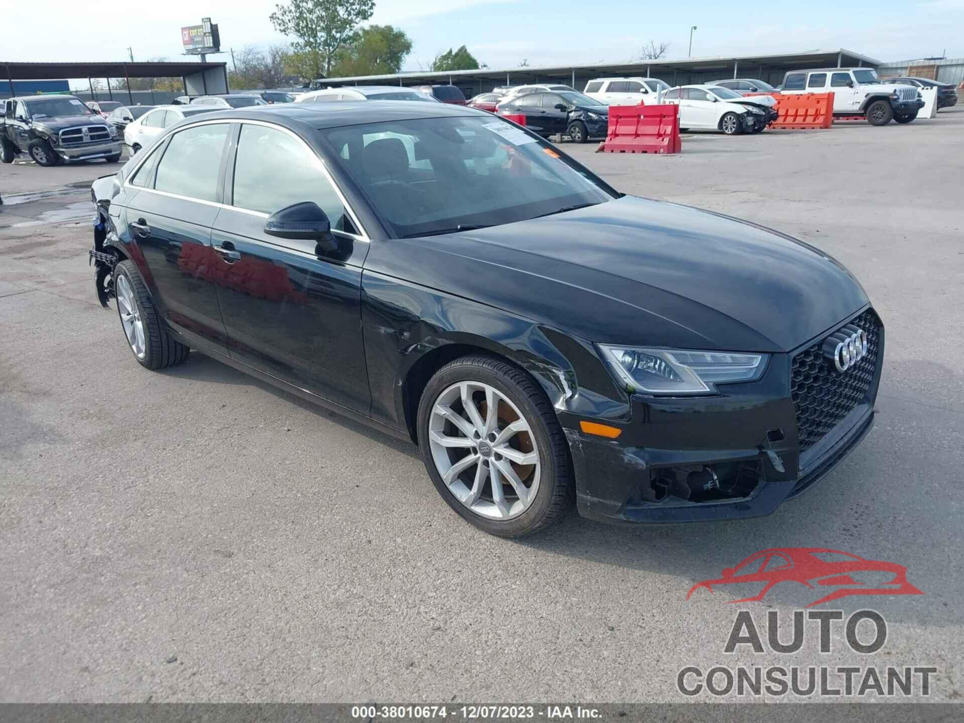 AUDI A4 2019 - WAUGMAF47KA037320