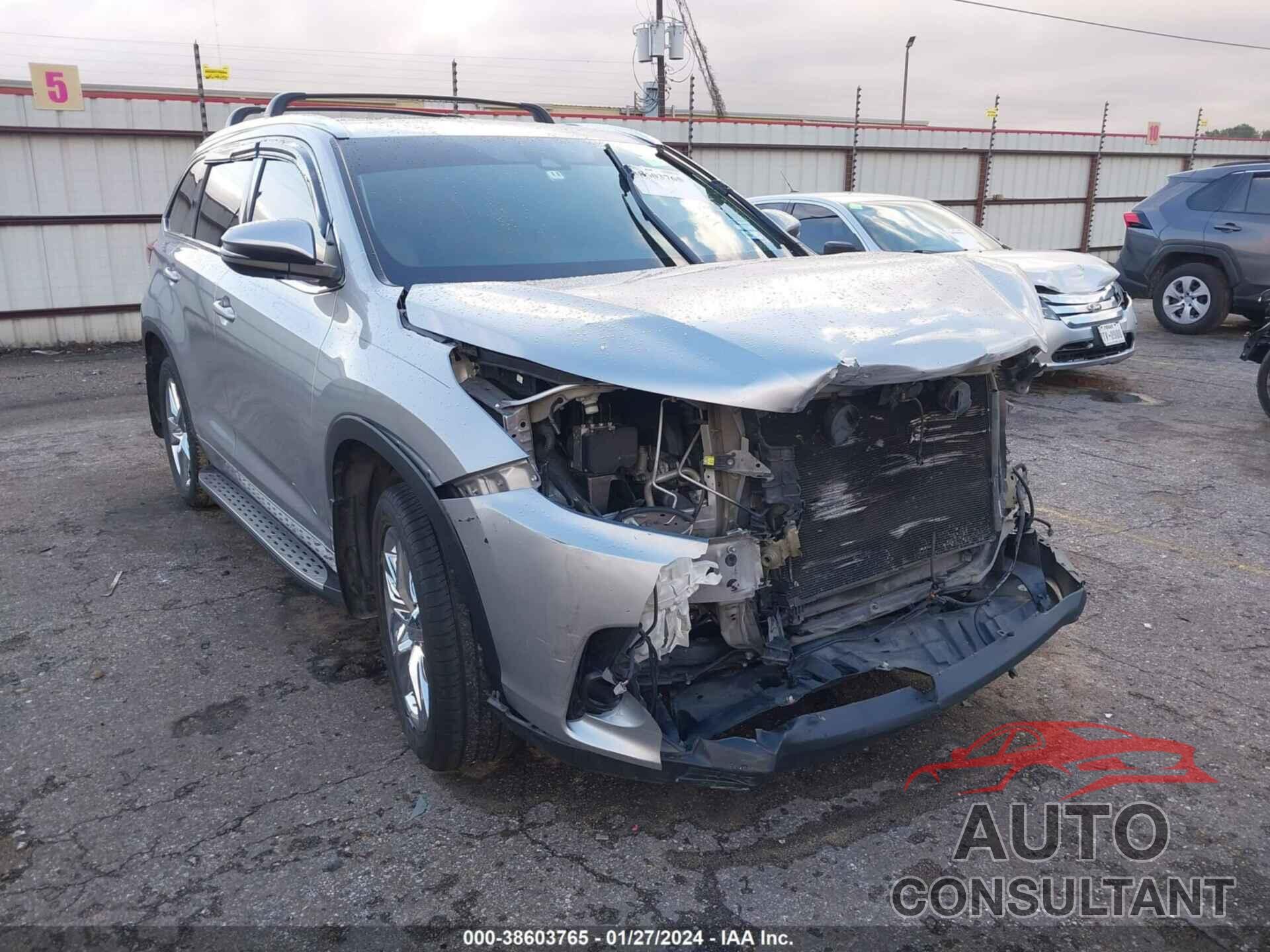 TOYOTA HIGHLANDER 2017 - 5TDYZRFH6HS198554