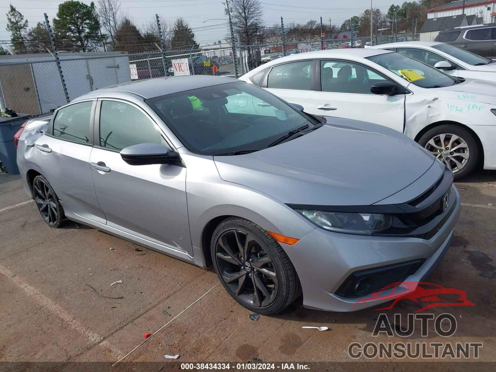 HONDA CIVIC 2019 - 19XFC2F86KE015896