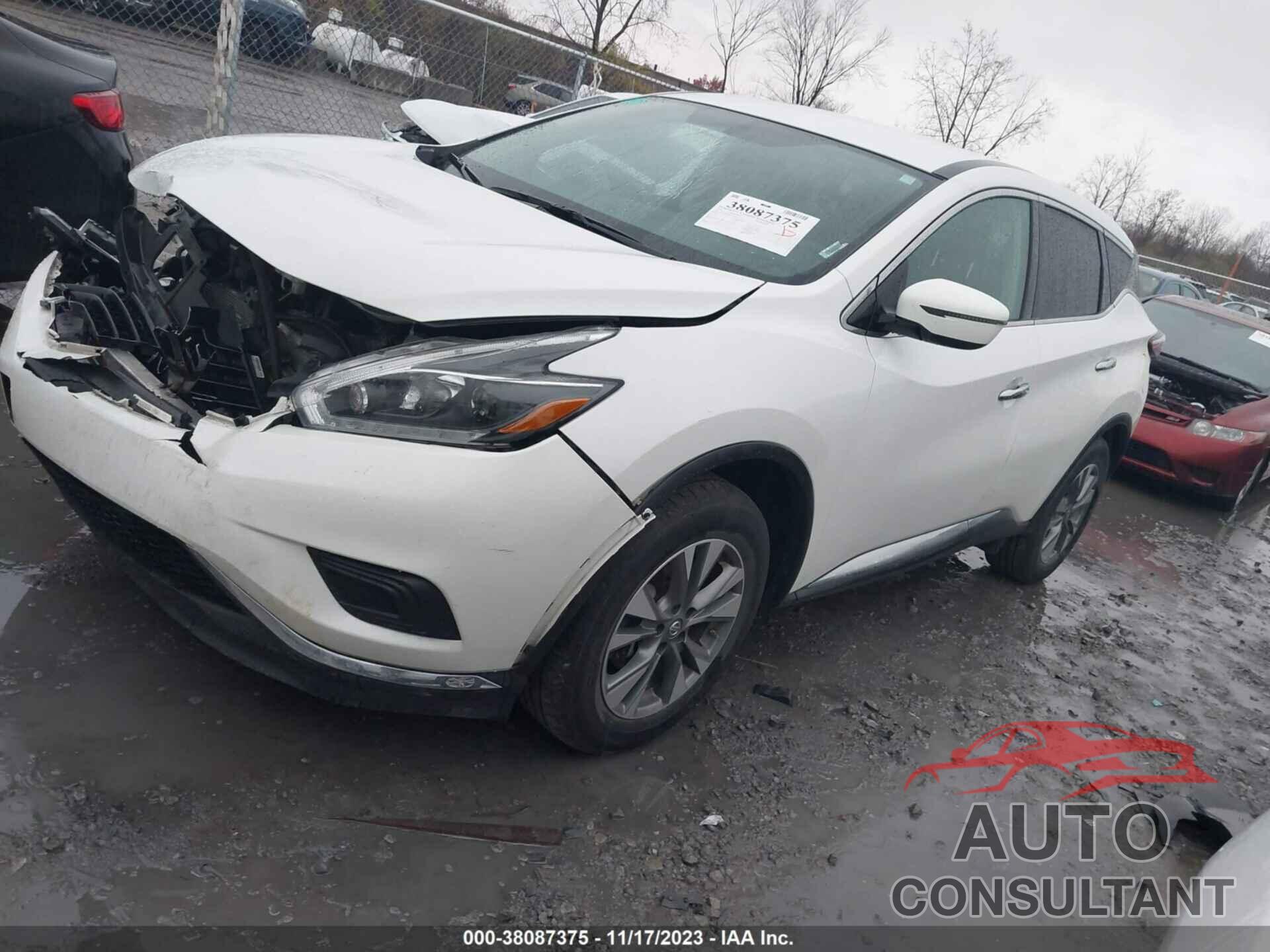 NISSAN MURANO 2018 - 5N1AZ2MH2JN202019