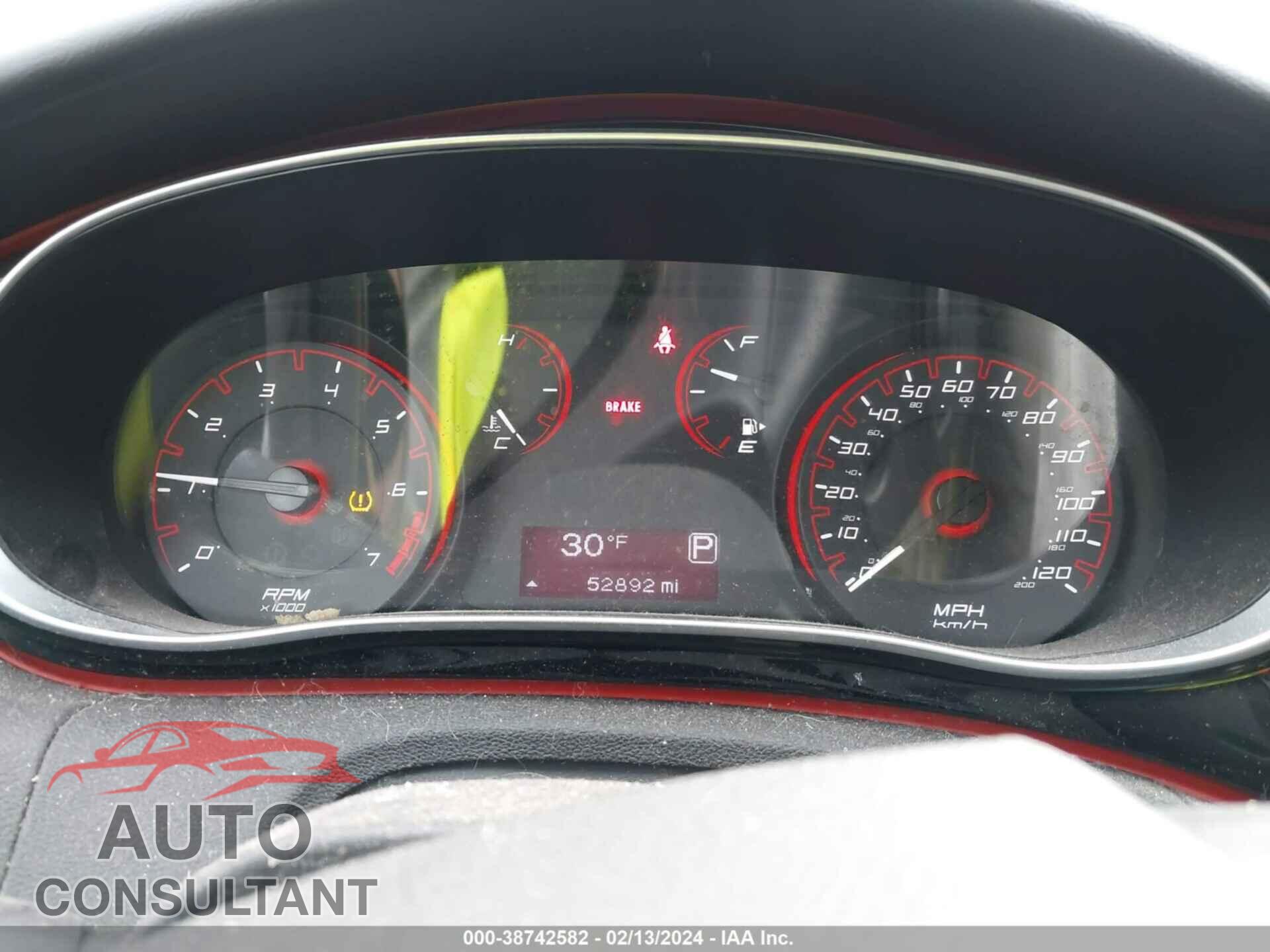 DODGE DART 2016 - 1C3CDFBBXGD531068