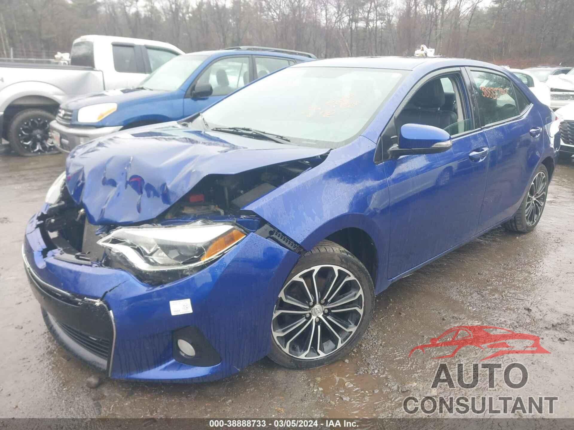 TOYOTA COROLLA 2016 - 2T1BURHE4GC556457