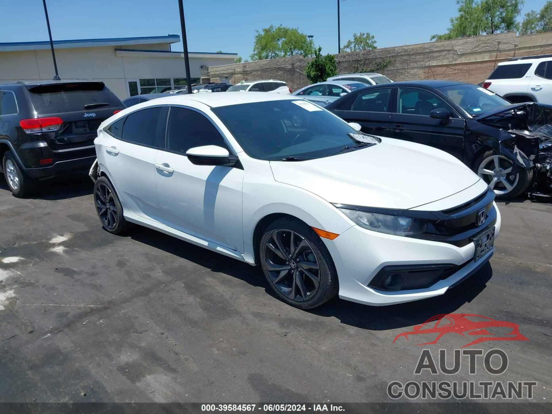 HONDA CIVIC 2019 - 2HGFC2F88KH575148