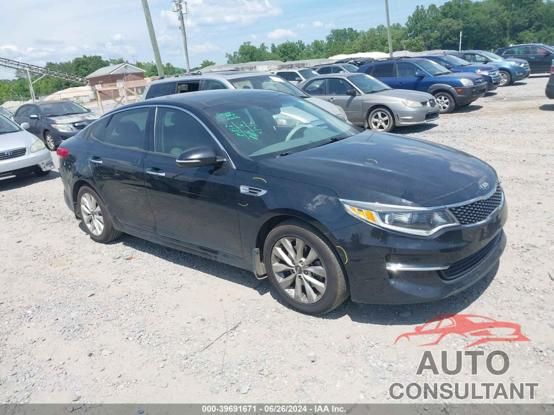 KIA OPTIMA 2018 - 5XXGU4L34JG180129